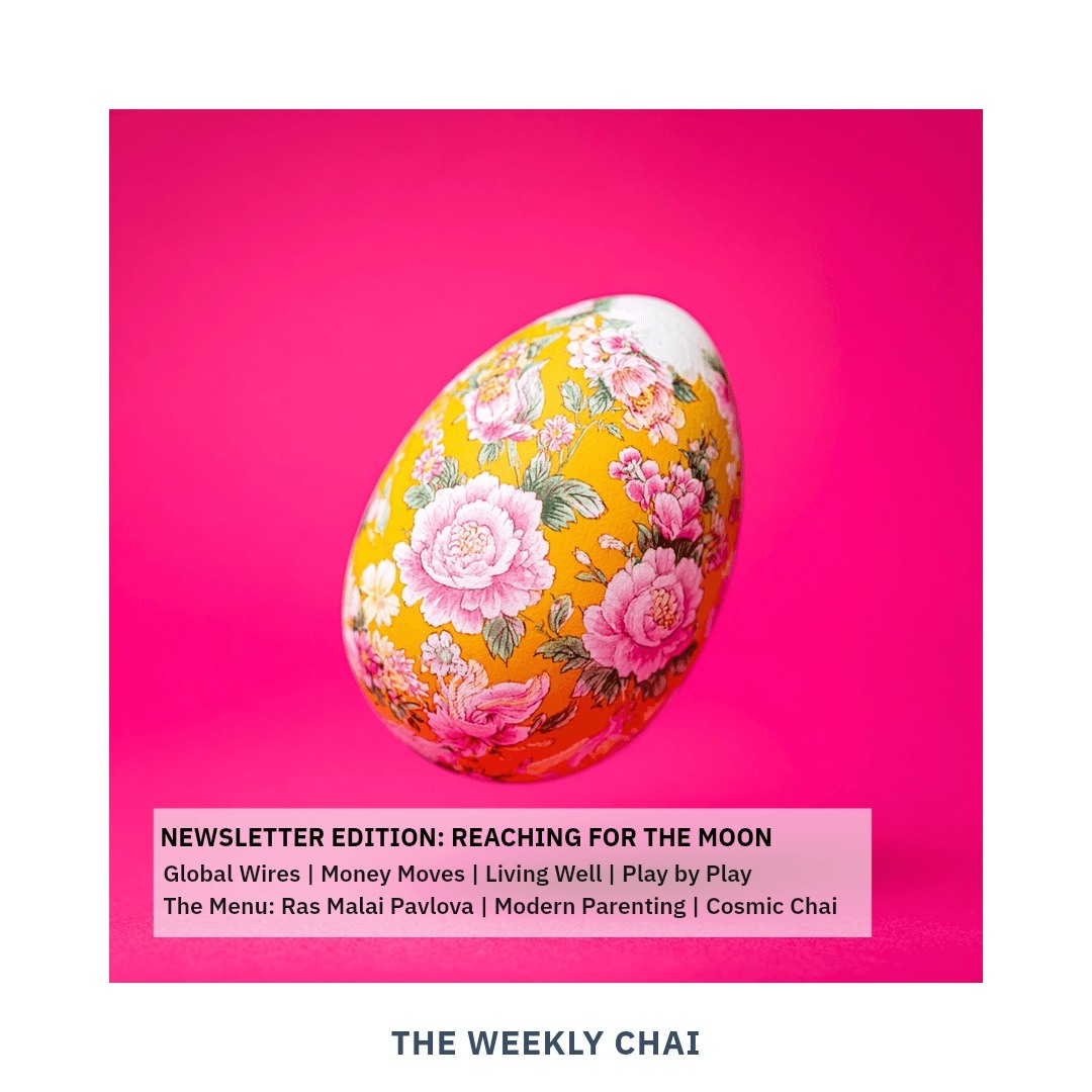 The Weekly Chai Facebook ad: From the Moon to the Menu.