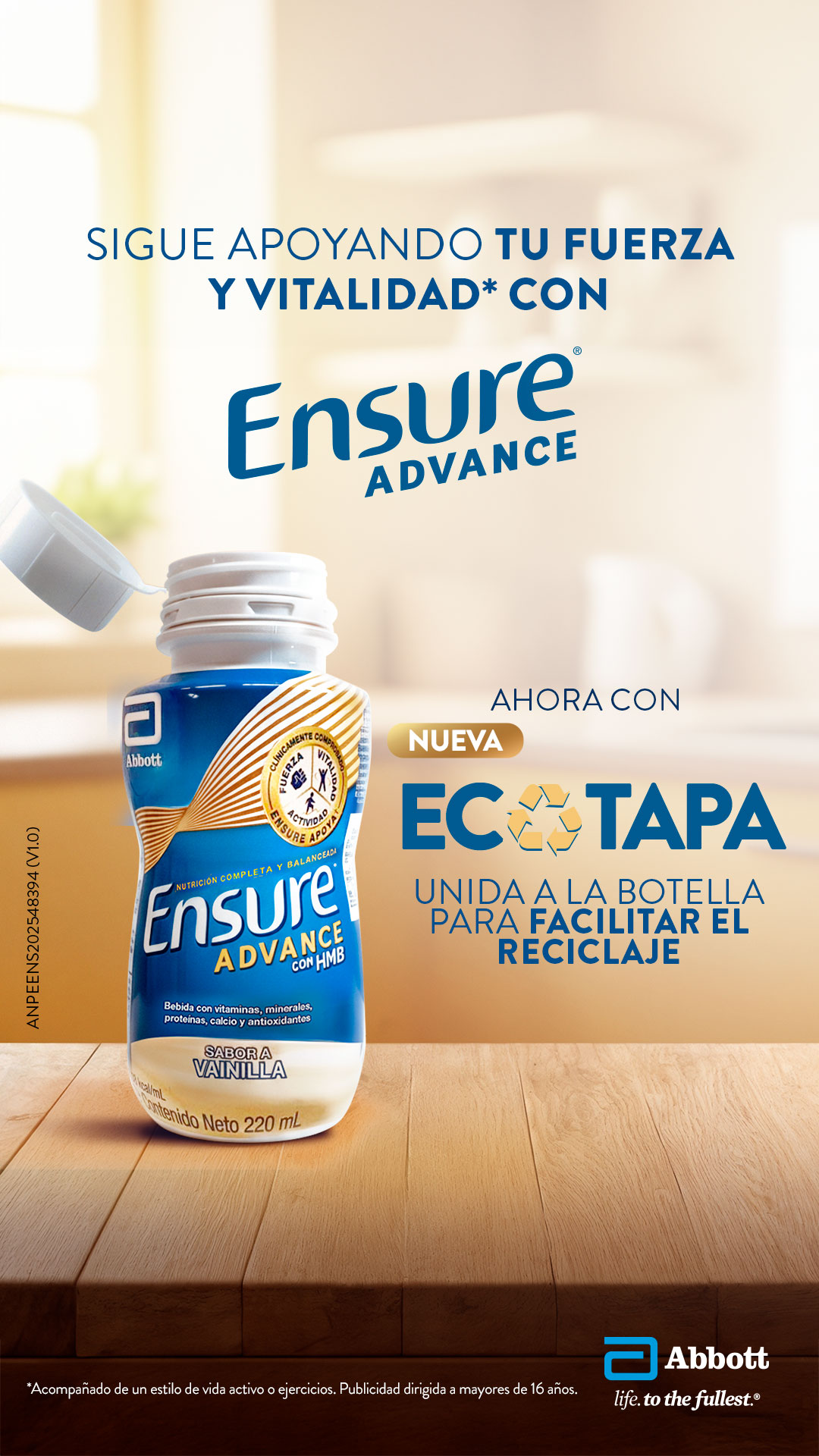 Ensure Latinoamérica Facebook ad