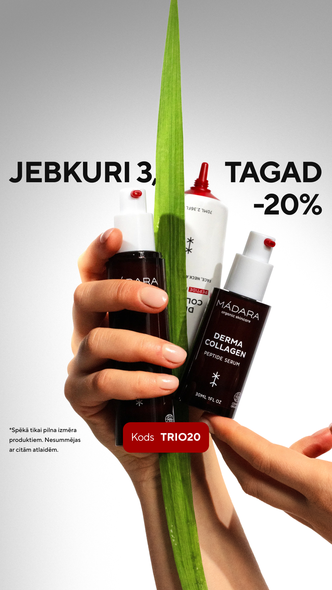 Mádara Organic Skincare Facebook ad