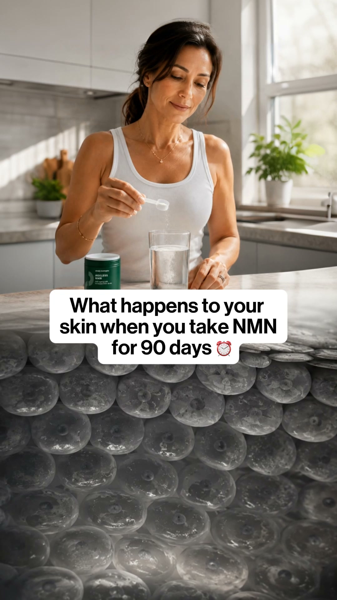 Simply Nootropics Facebook ad: Ageless Vitality Boost
