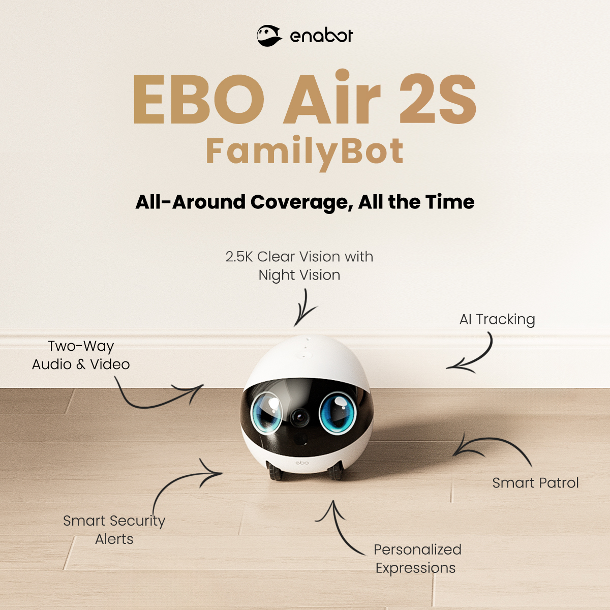 Enabot Deutschland Facebook ad from Dec 12, 2025