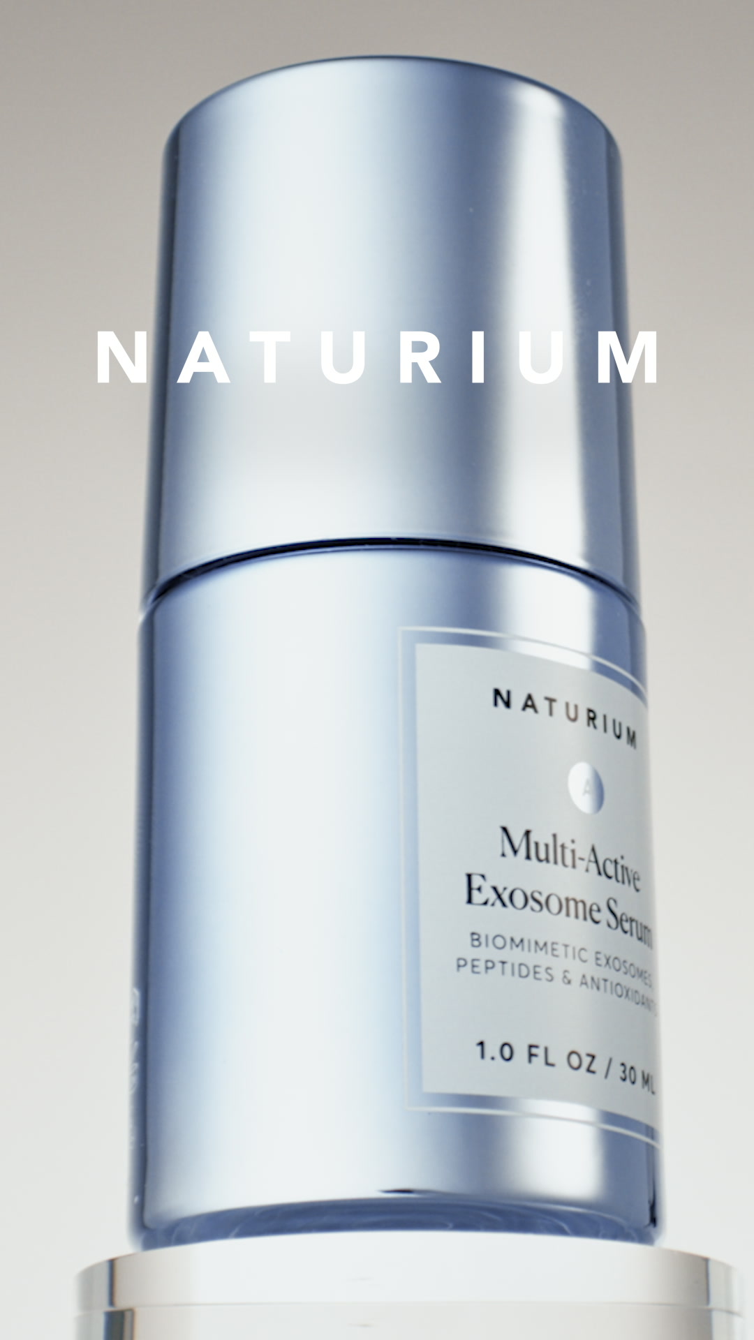 Naturium Facebook ad: Our New Exosome Serum