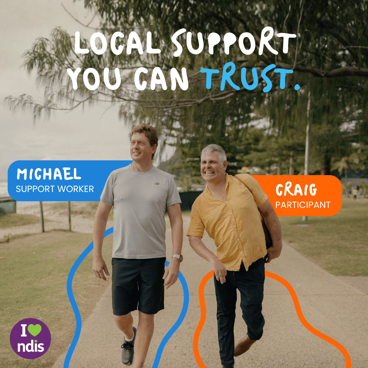 Capacity Plus Group Facebook ad: NDIS Support that feels local