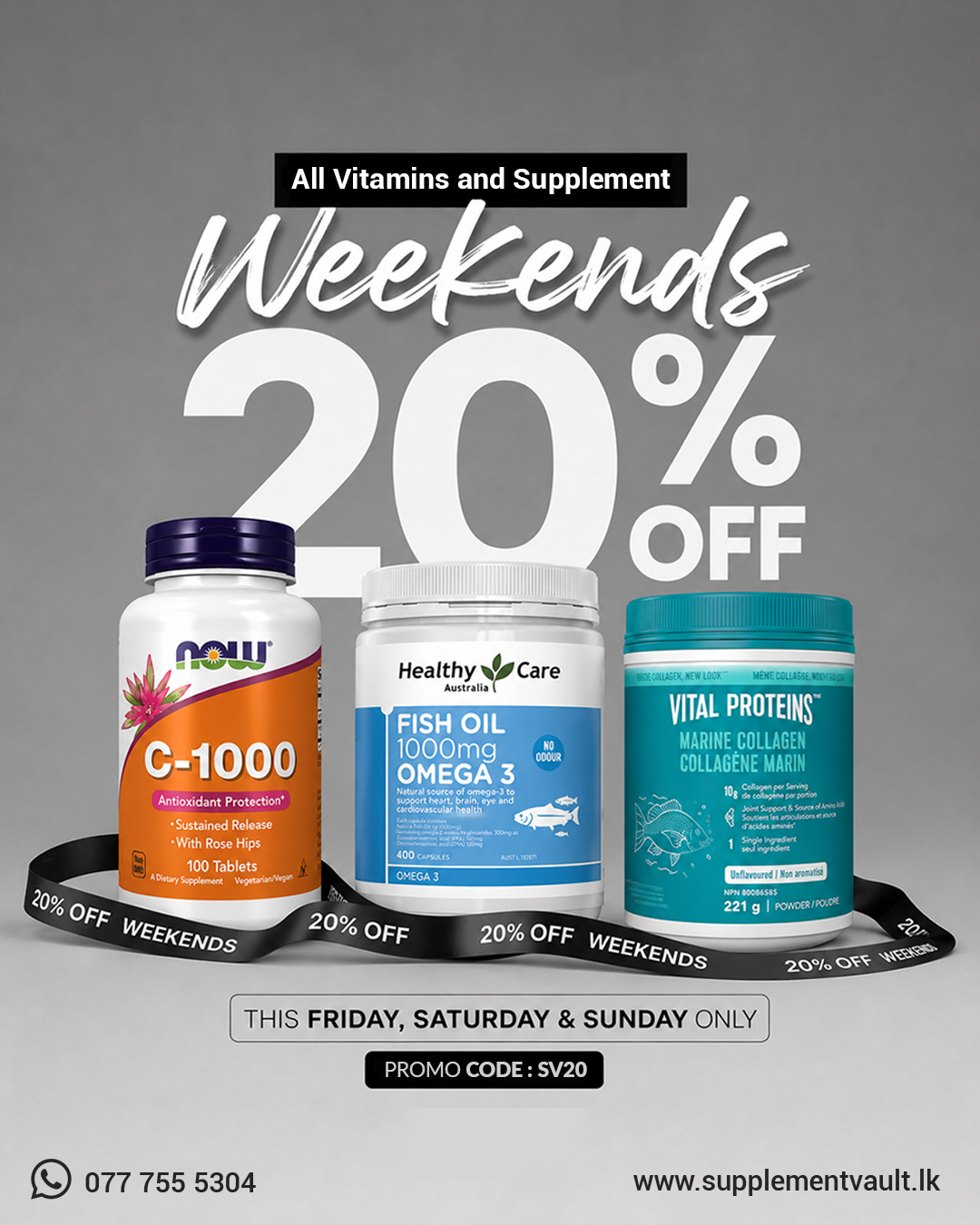 Supplement Vault Sri Lanka Facebook ad