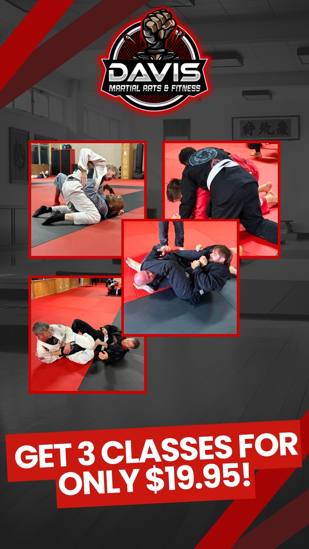 Davis Martial Arts & Fitness Facebook ad