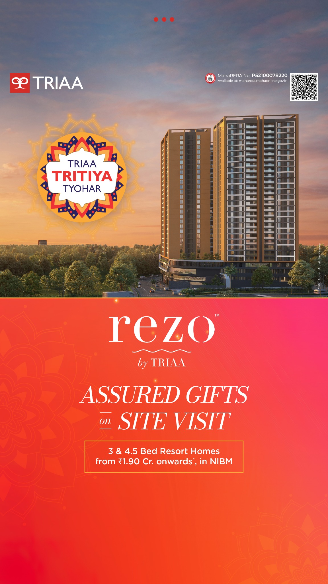 TRIAA Facebook ad from Mar 20, 2026