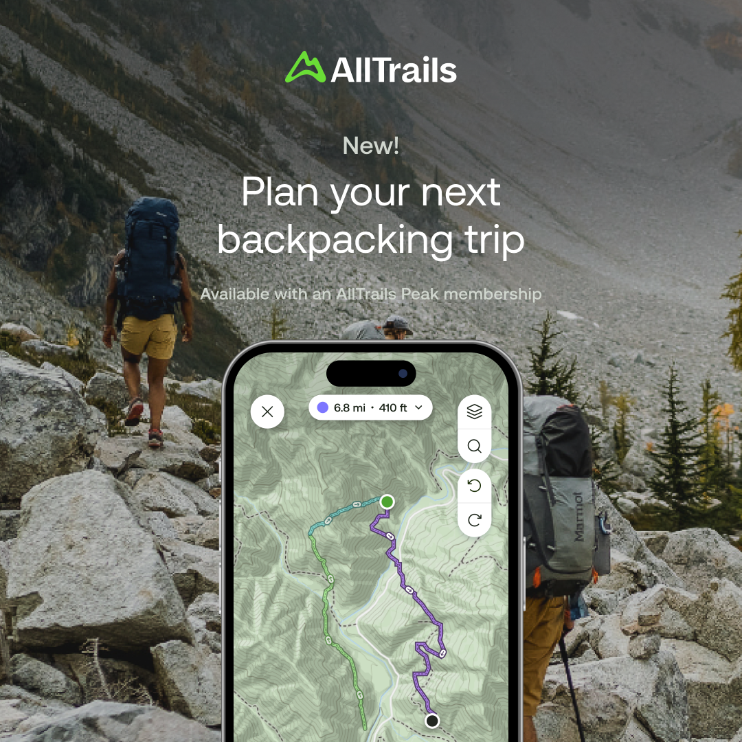 AllTrails Facebook ad