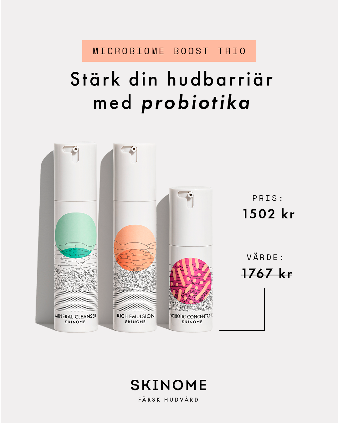Skinome Facebook ad