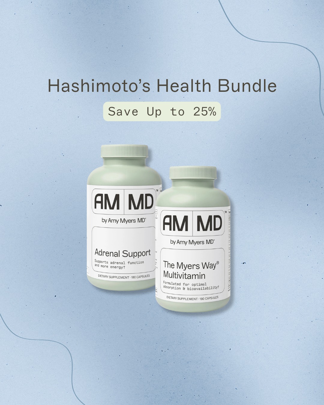 Amy Myers MD Facebook ad: Save up to 25% on the physician-formulated Hashimoto's…