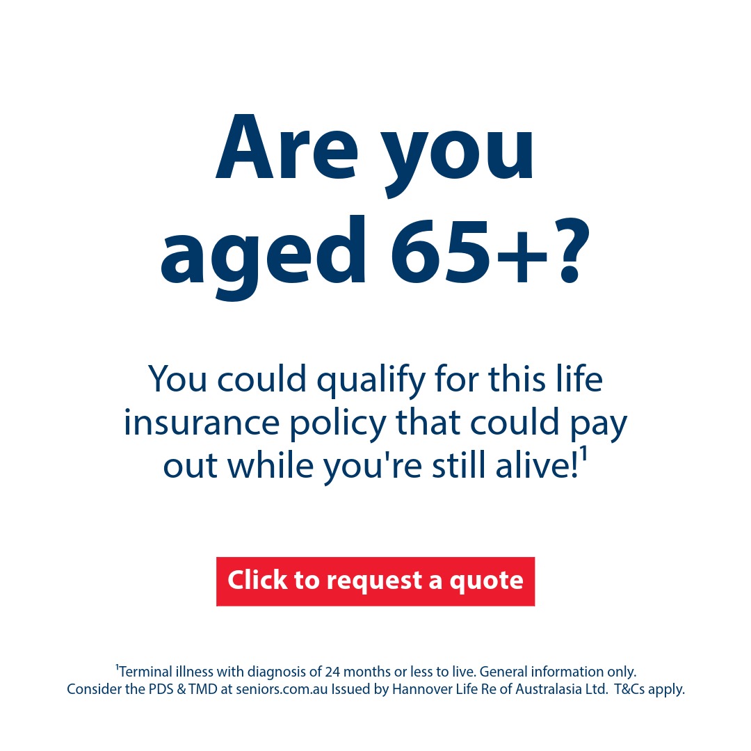 Australian Seniors Insurance Agency Facebook ad
