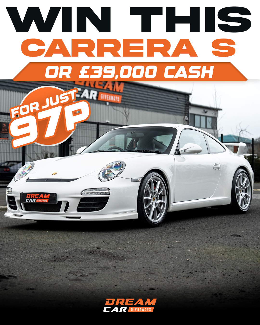 Dream Car Giveaways Facebook ad