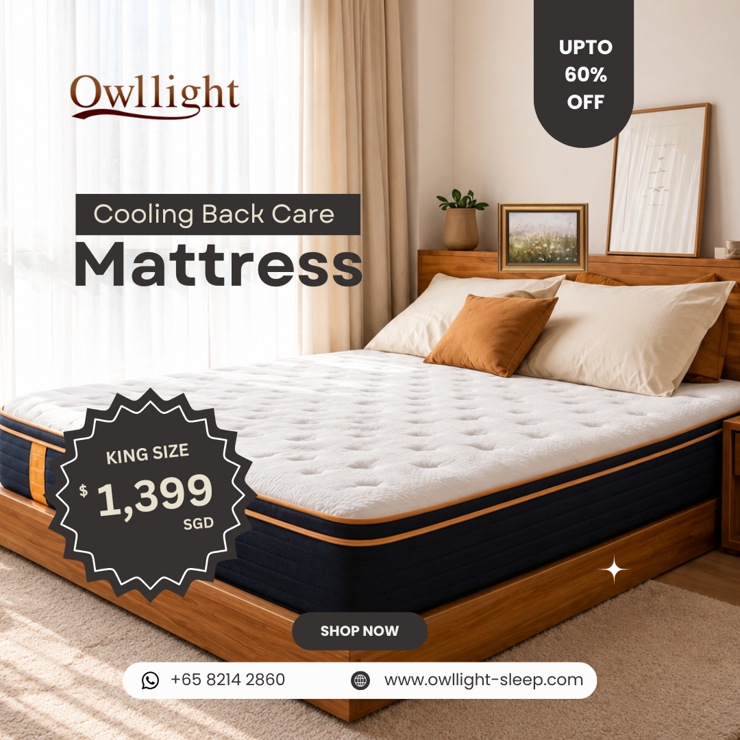 Owllight Facebook ad: Mattress Sale in Singapore
