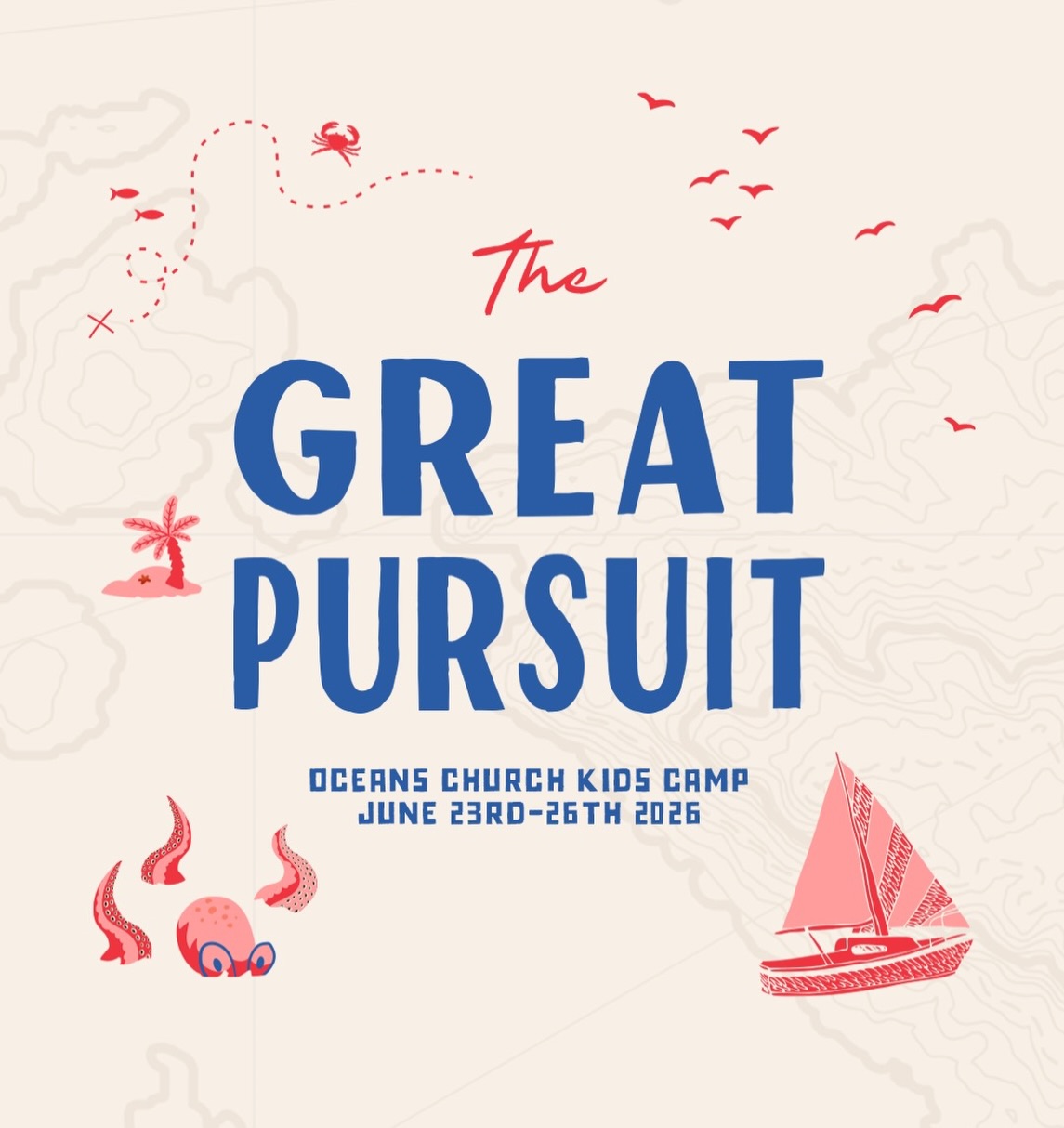 Oceans Church Facebook ad: OC Kids Summer Camp 2026