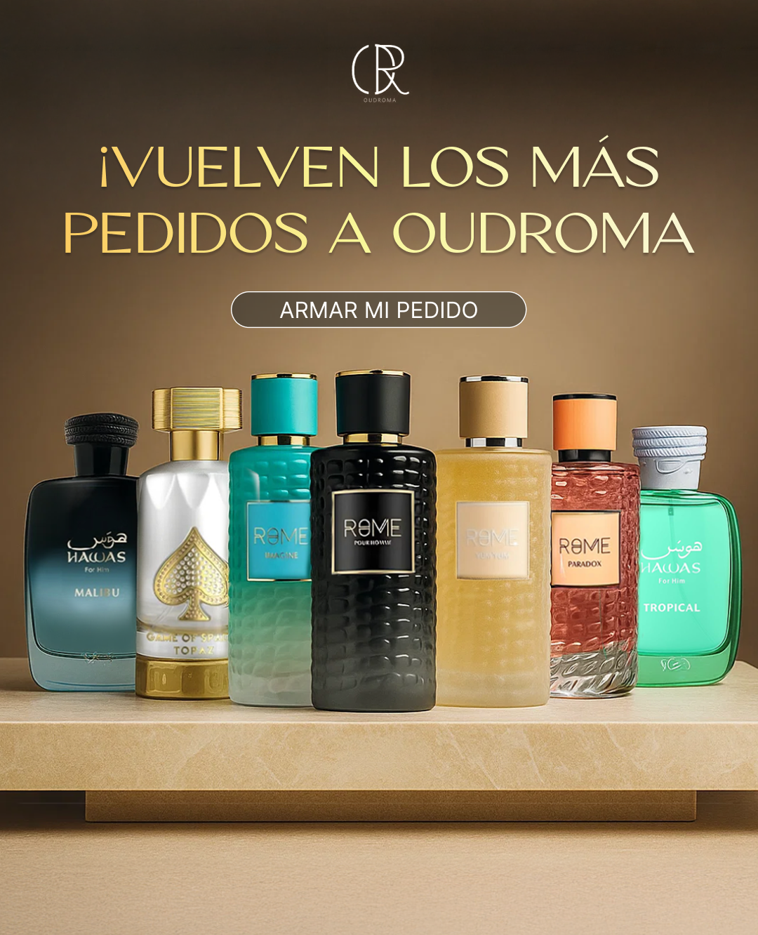 OudRoma Facebook ad from Nov 11, 2025
