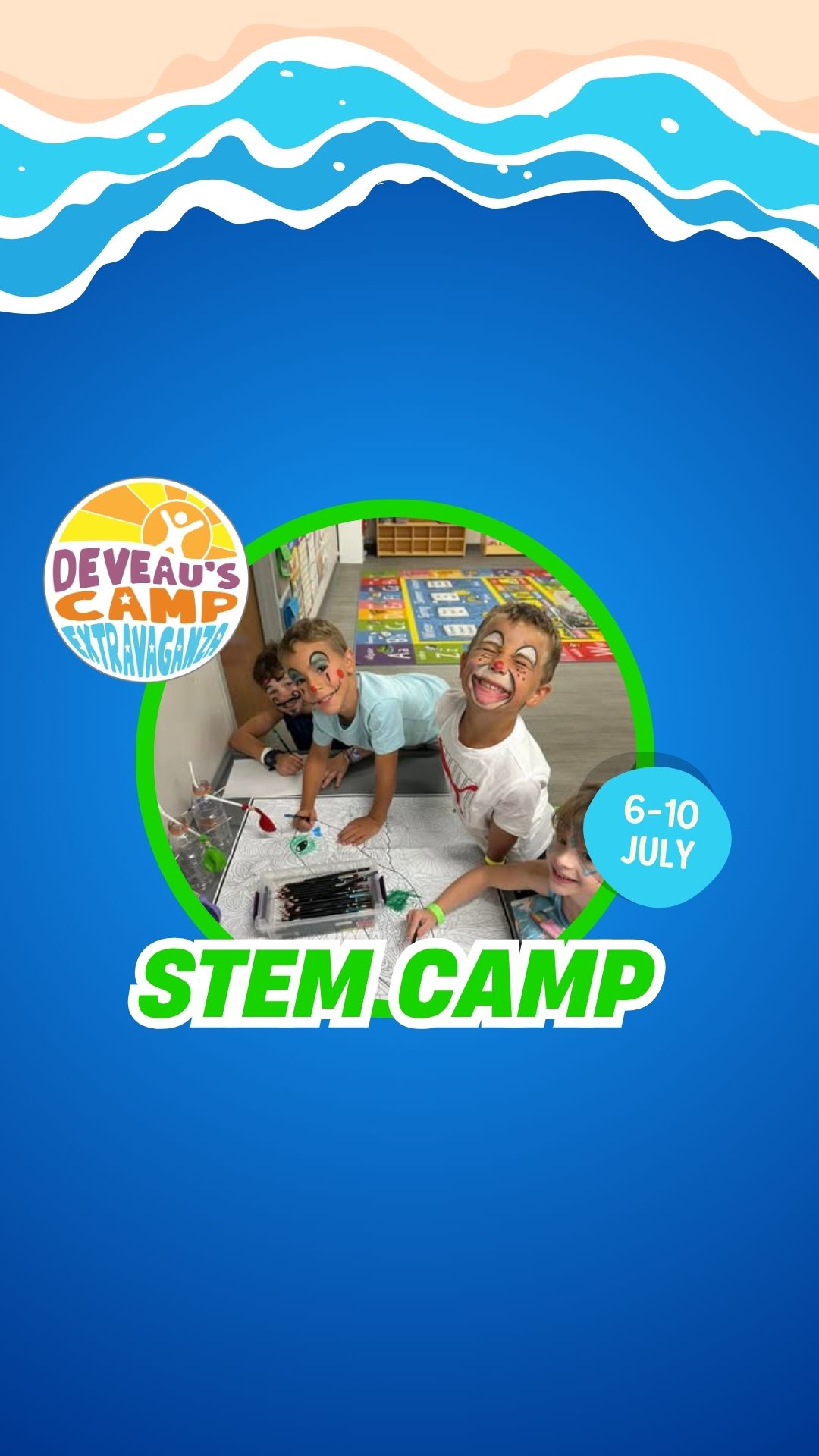 DeVeau's School of Gymnastics Facebook ad from May 26, 2026