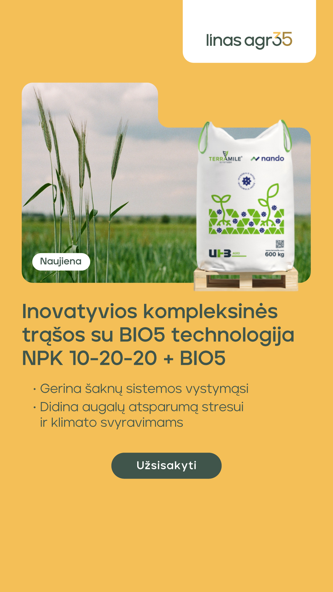 Linas Agro Lietuva Facebook ad