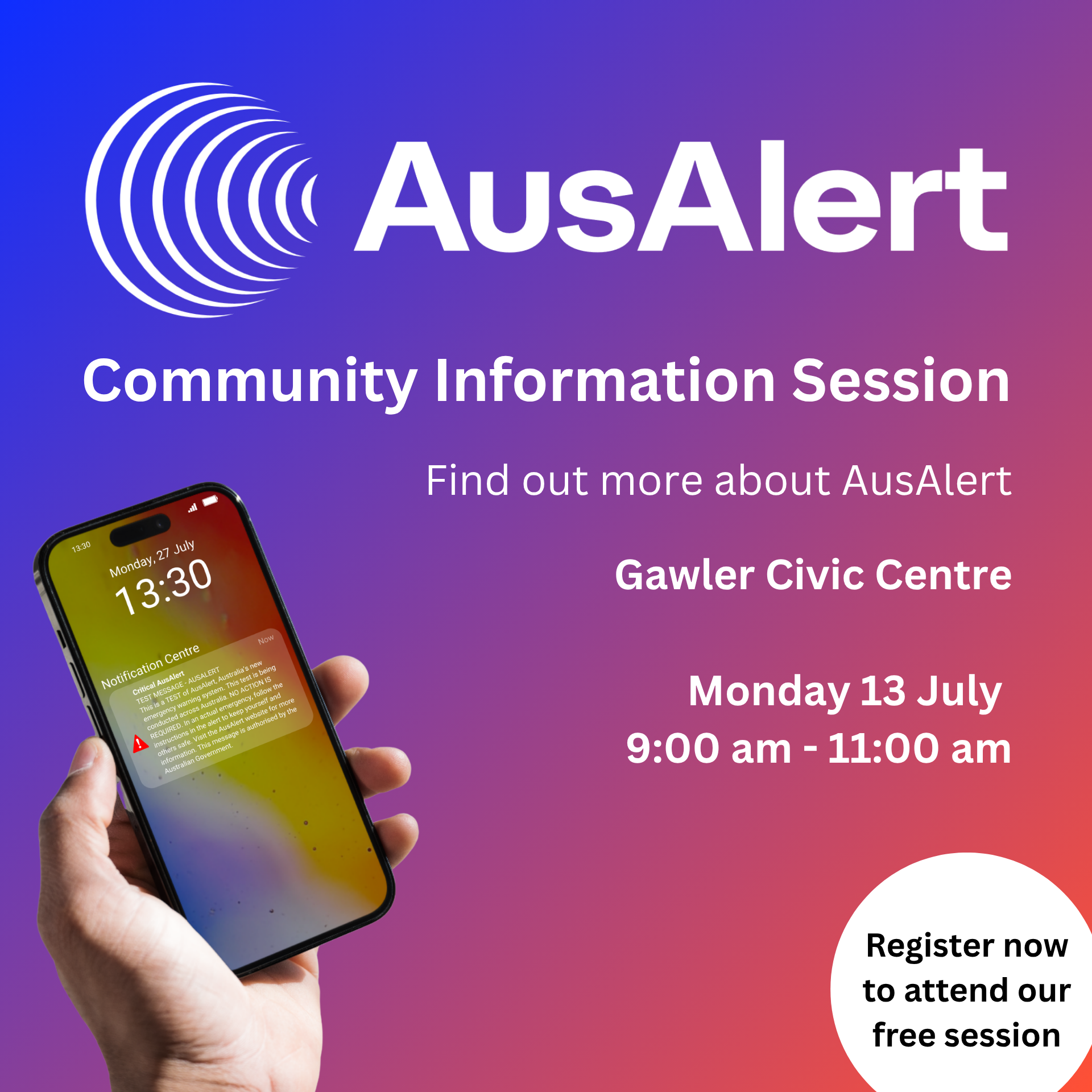 South Australian Fire and Emergency Services Commission Facebook ad