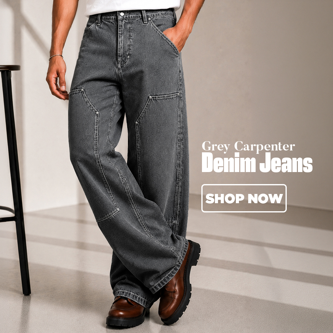 MYDESIGNATION.com Facebook ad: Grey Carpenter Denim Jeans