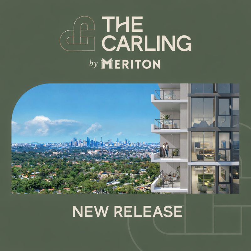 Meriton Group Facebook ad: Construction is well underway at The Carling, a…