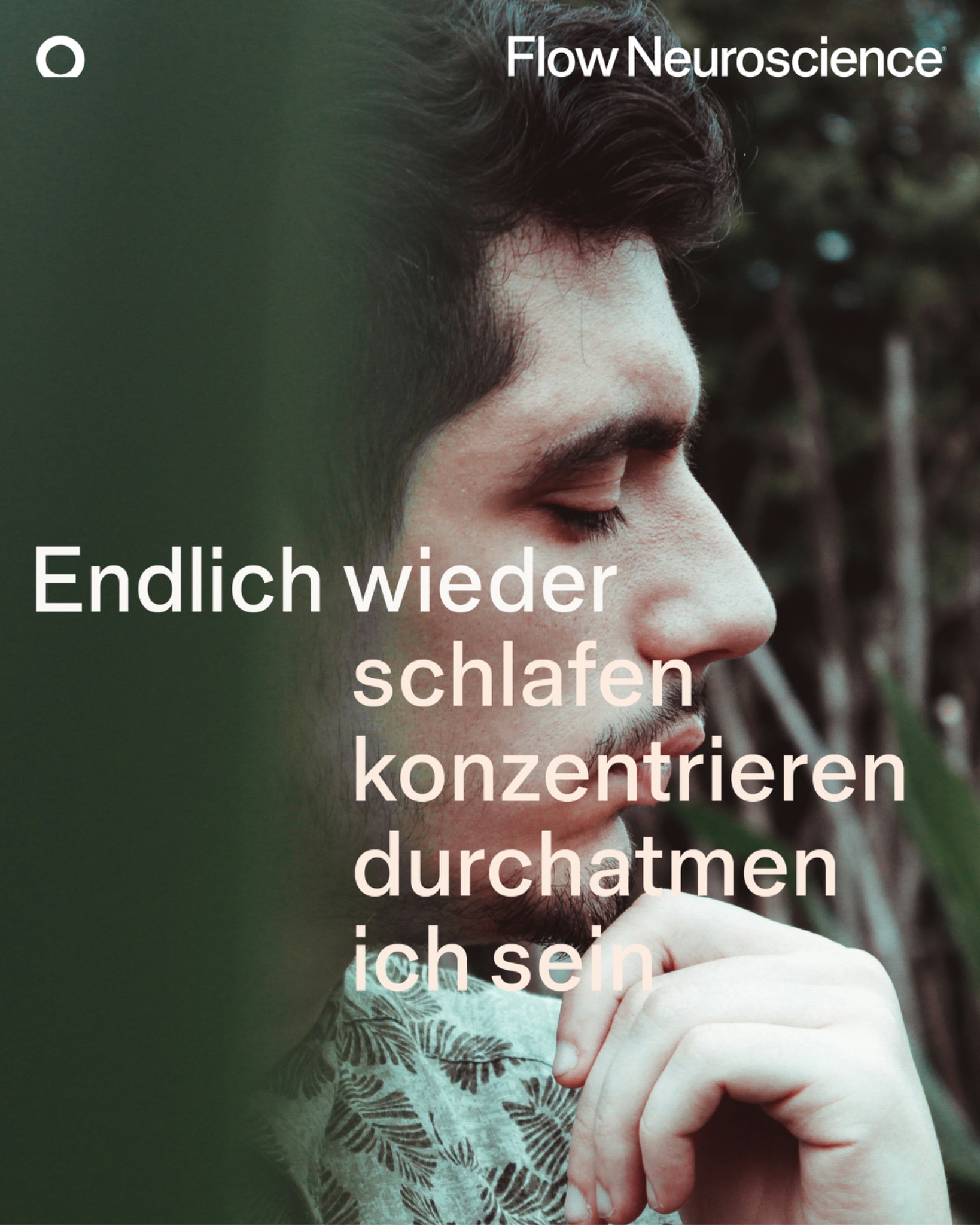 Flow Neuroscience Switzerland Facebook ad: Endlich wieder ich sein
