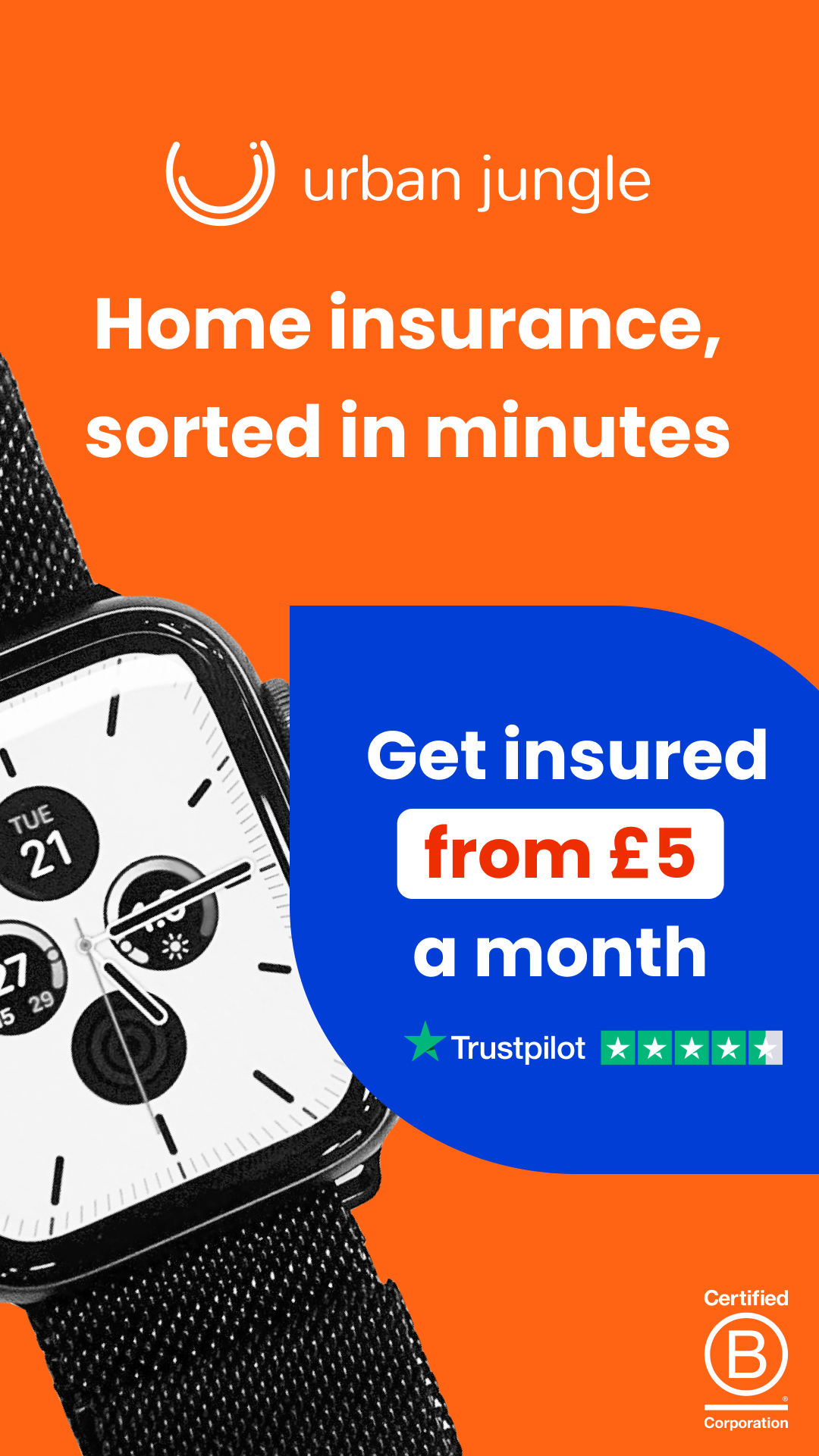 Urban Jungle Insurance Facebook ad