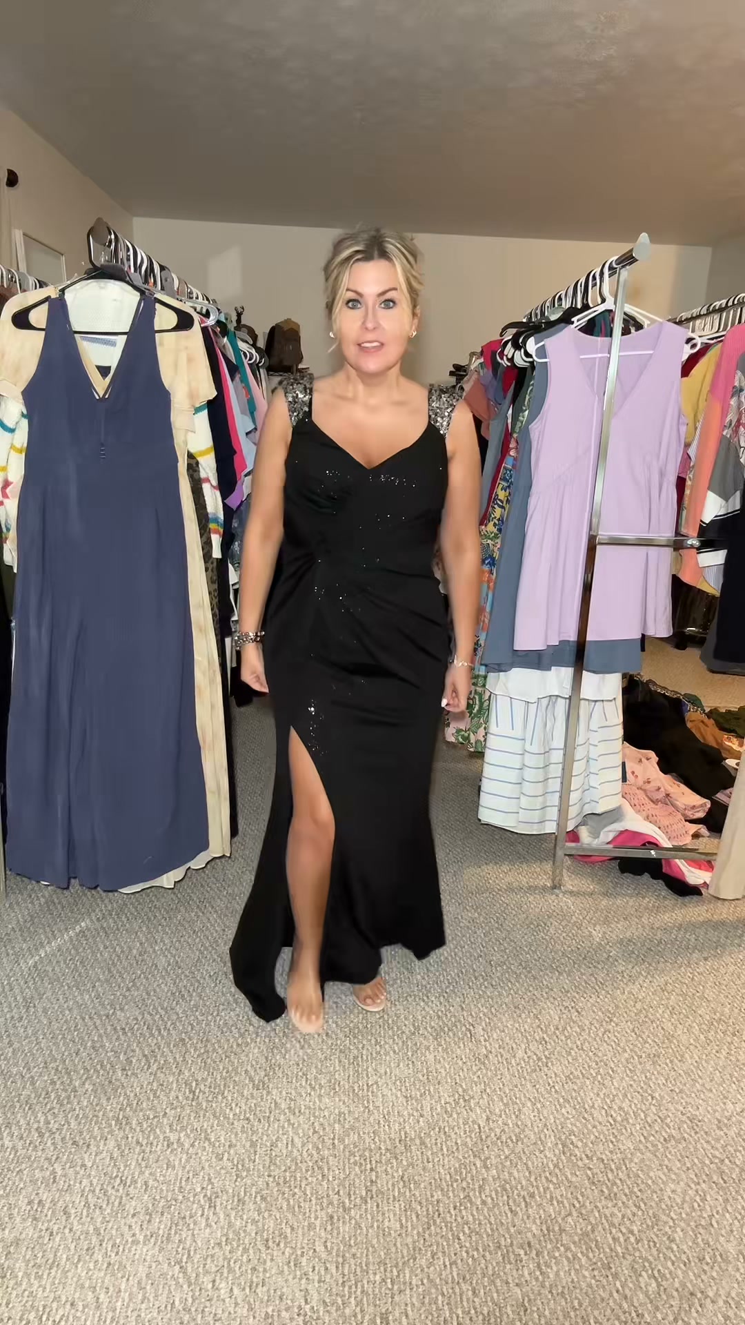 Ever-Pretty.com Facebook ad: Stretchy Glitter Formal Dress