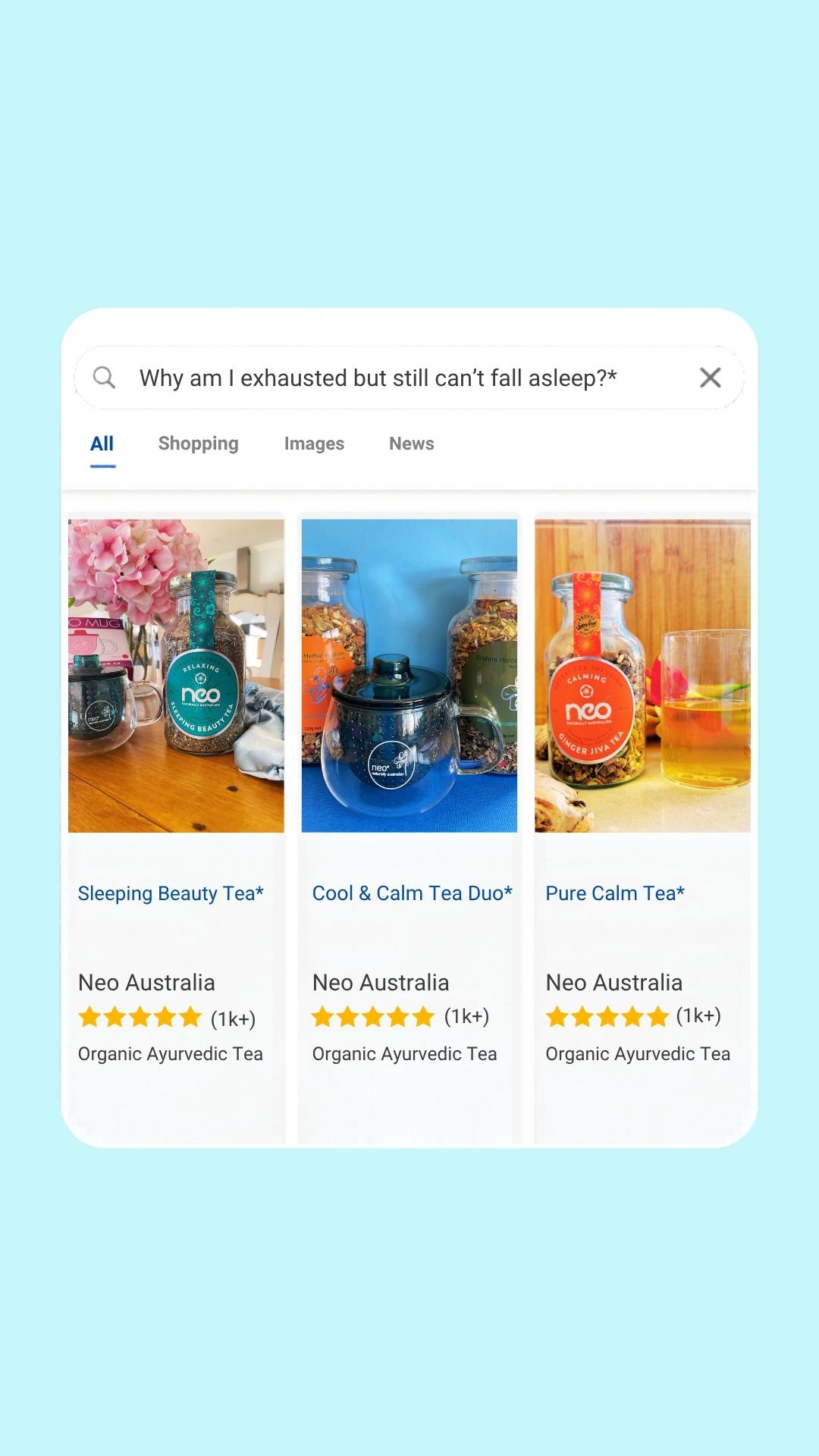 Neo Naturally Australian Facebook ad