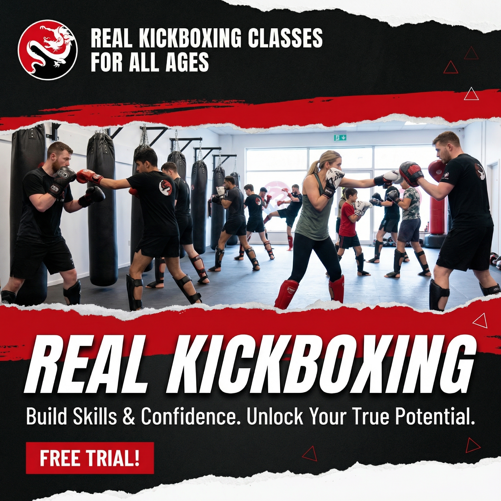 Impact Martial Arts Facebook ad