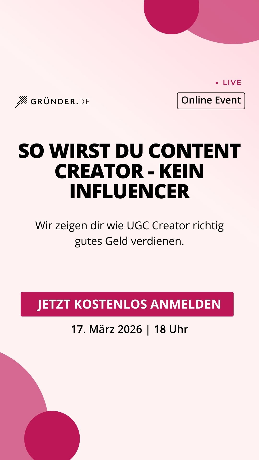 UGC mit Hannah Facebook ad from Mar 4, 2026