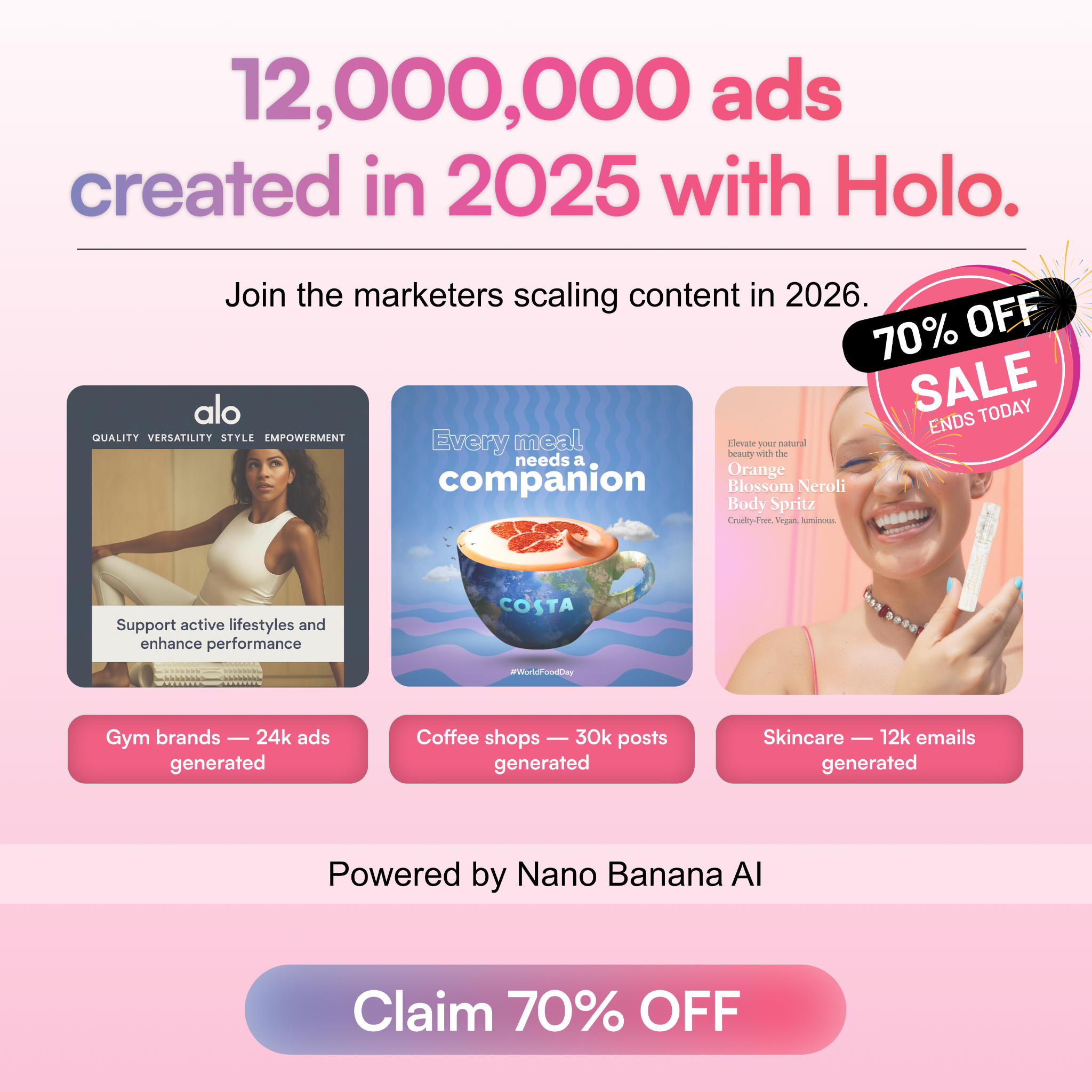 Holo Facebook ad