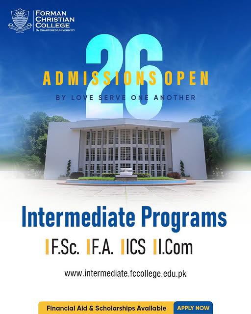 FCCU - College Section Facebook ad: Home - Forman Christian College