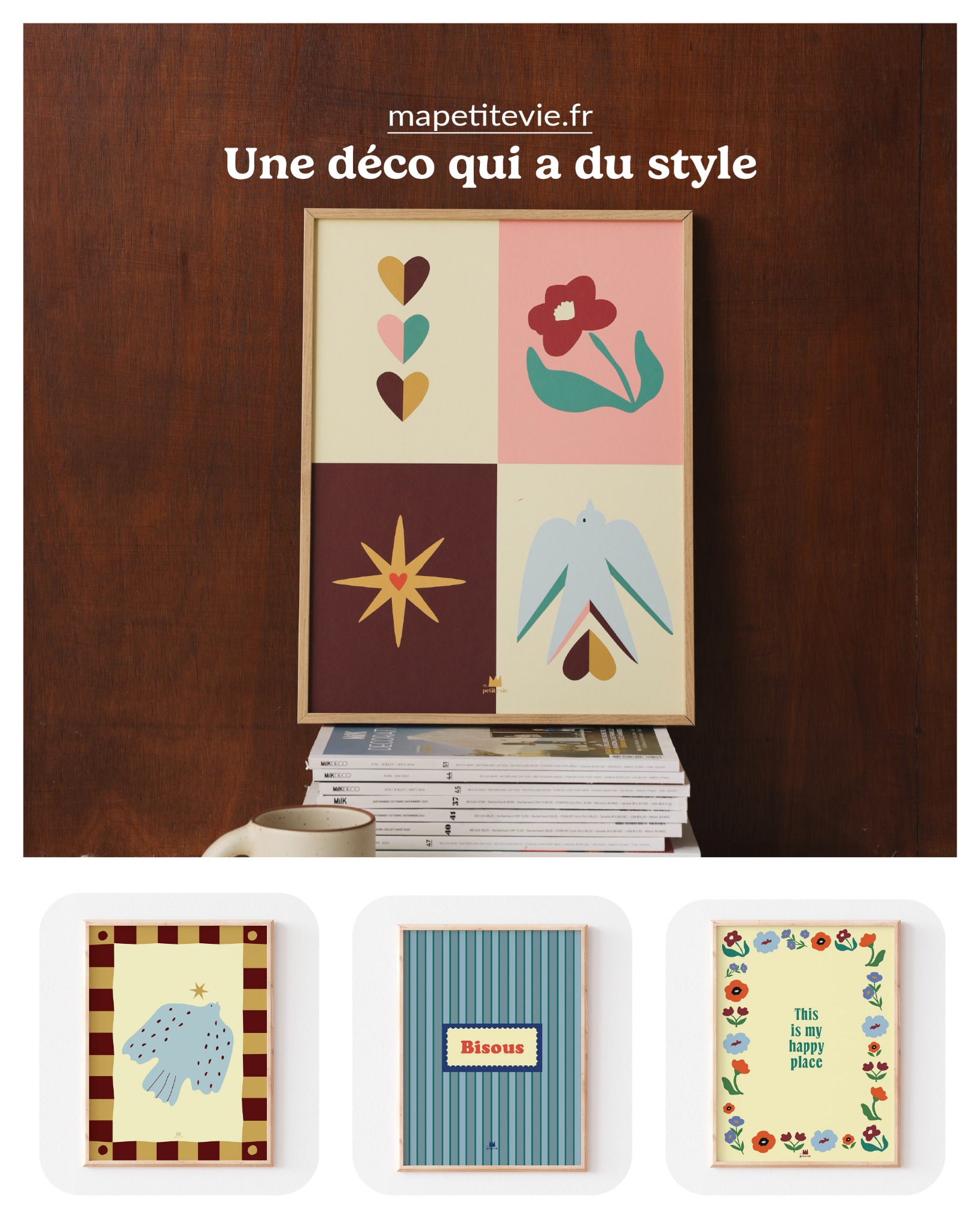 Ma petite vie Facebook ad: Bénéficiez de -10% avec le code DECO10