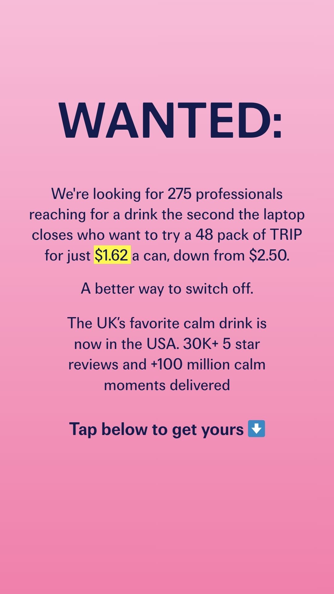 TRIP Facebook ad