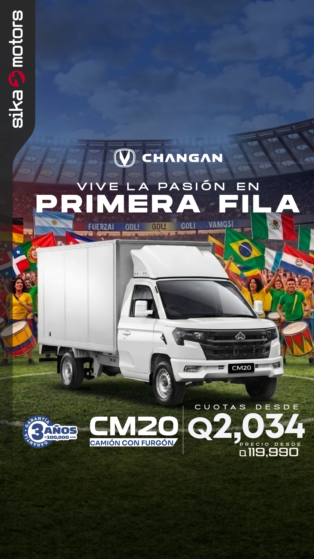 Changan Guatemala Facebook ad from Jun 13, 2026
