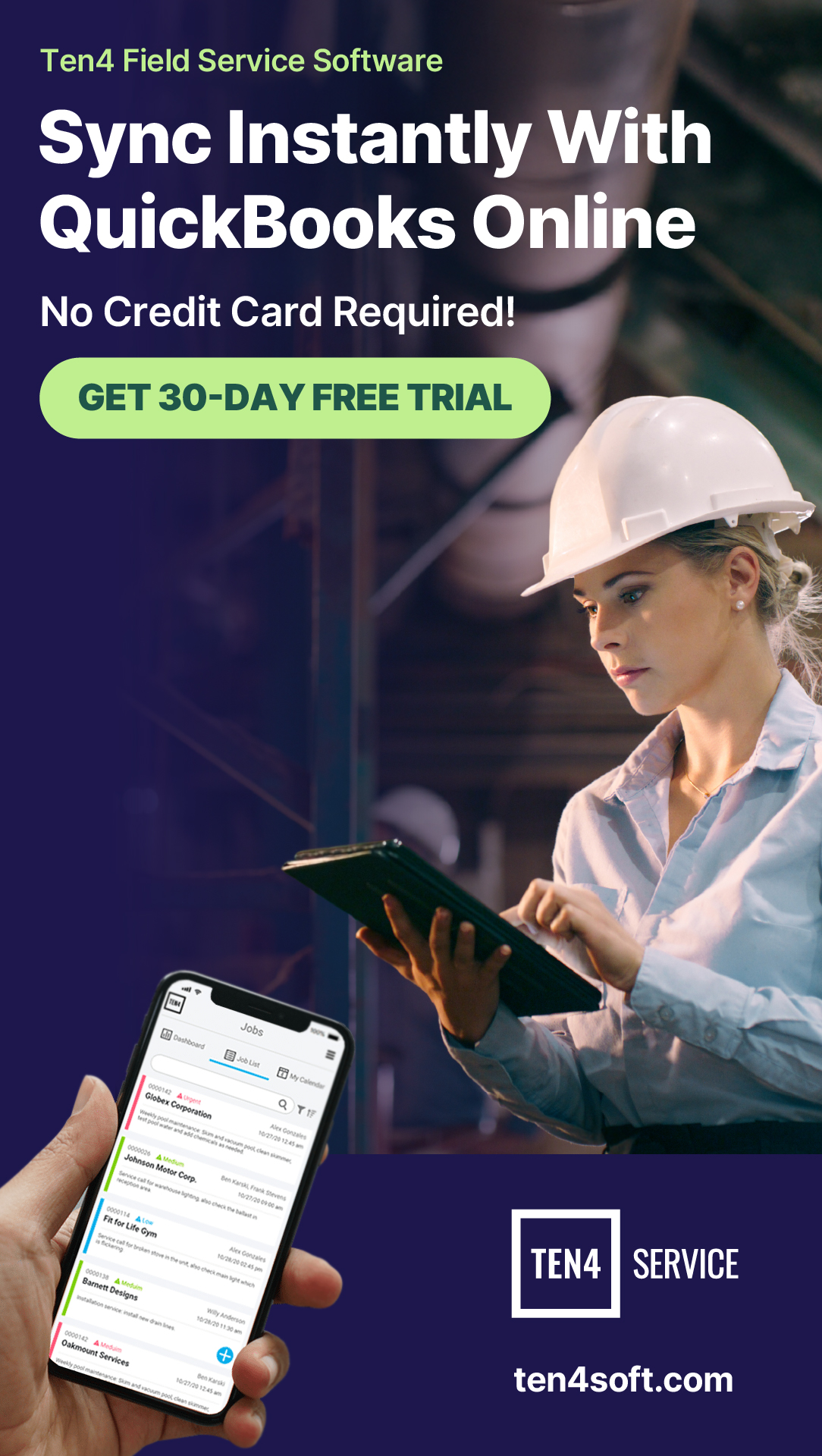 TEN4 Facebook ad from Apr 14, 2026