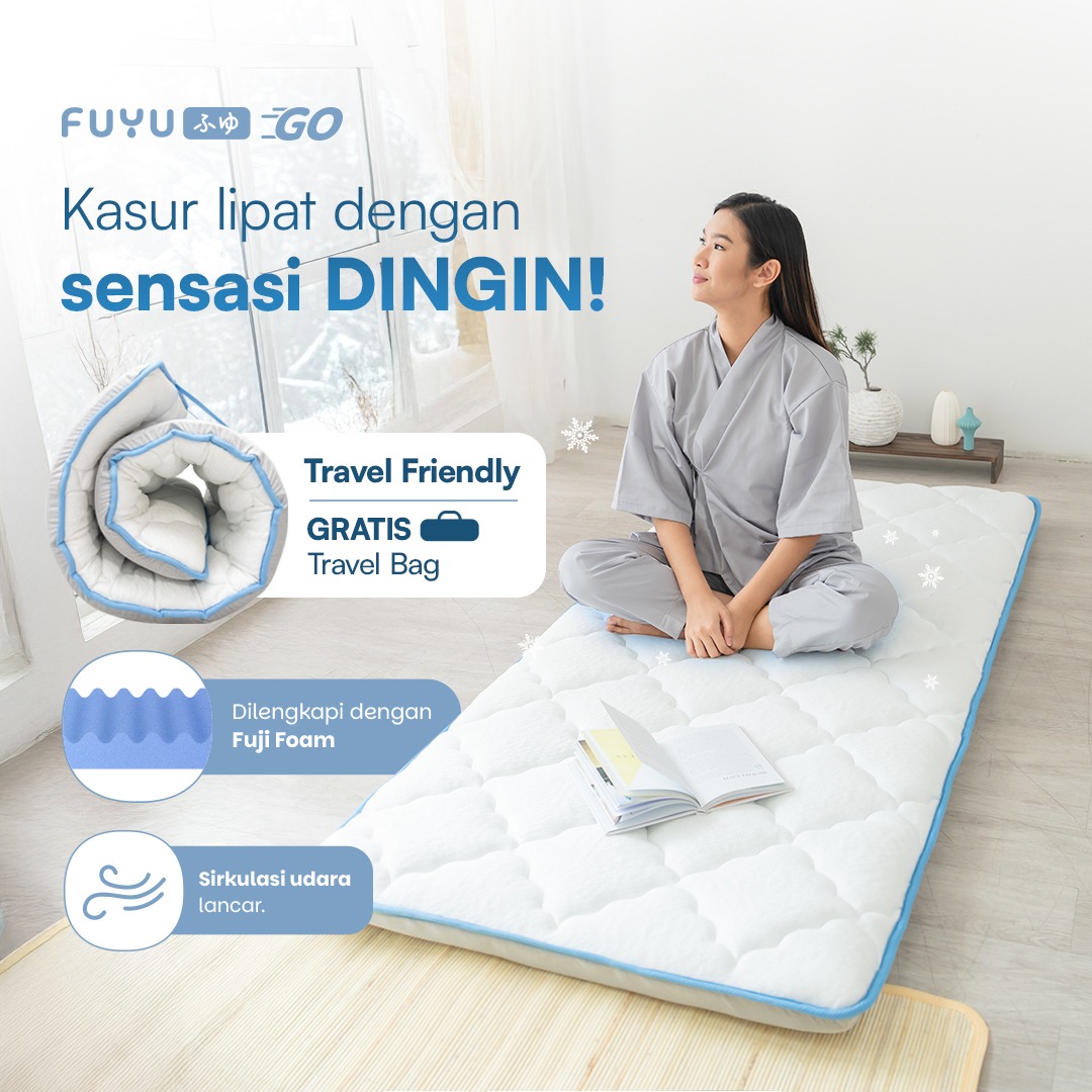 Sleep FUYU Facebook ad: Tidur Dingin di Mana Aja, FUYU Go Solusinya