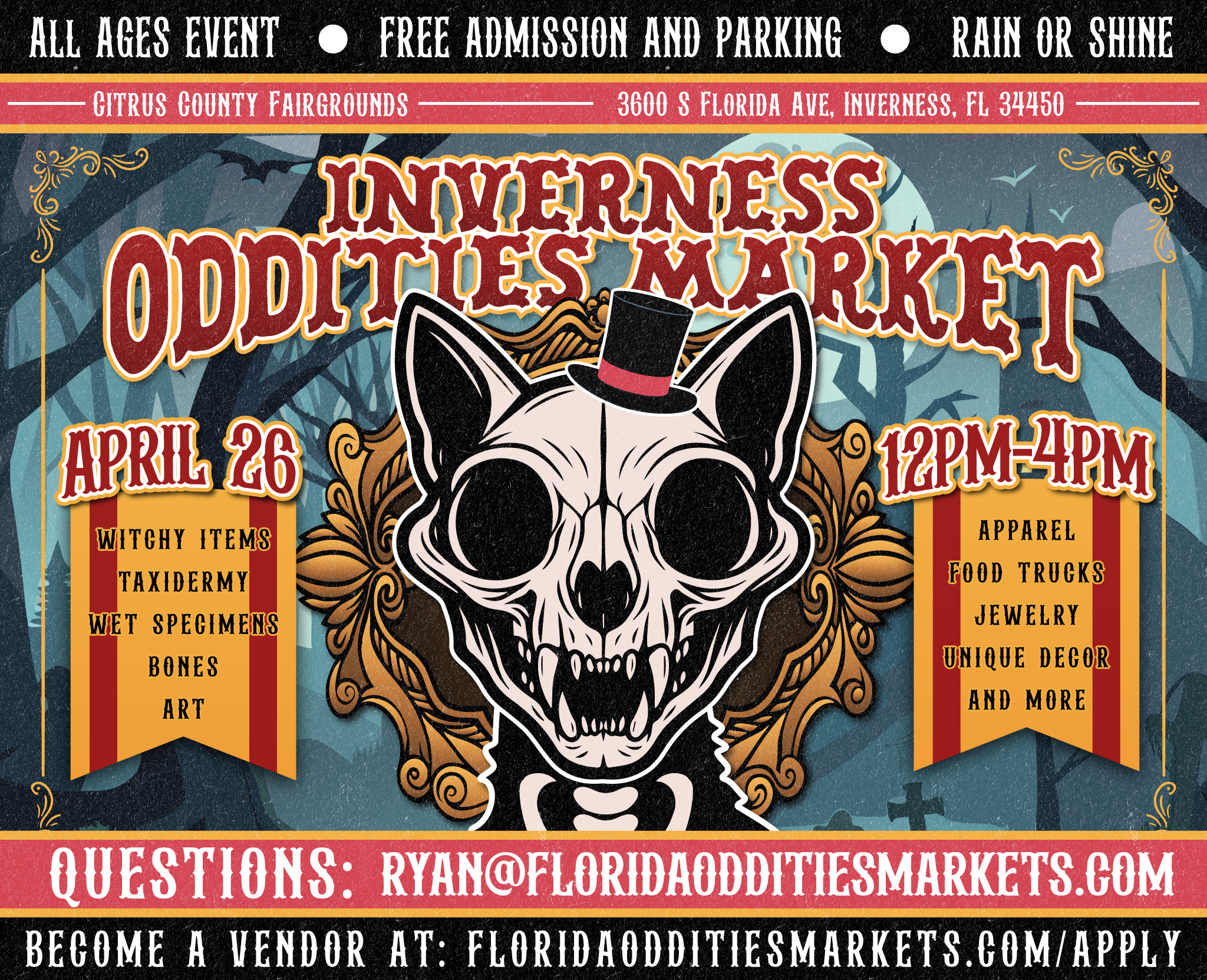 The Florida Oddities Market Facebook ad