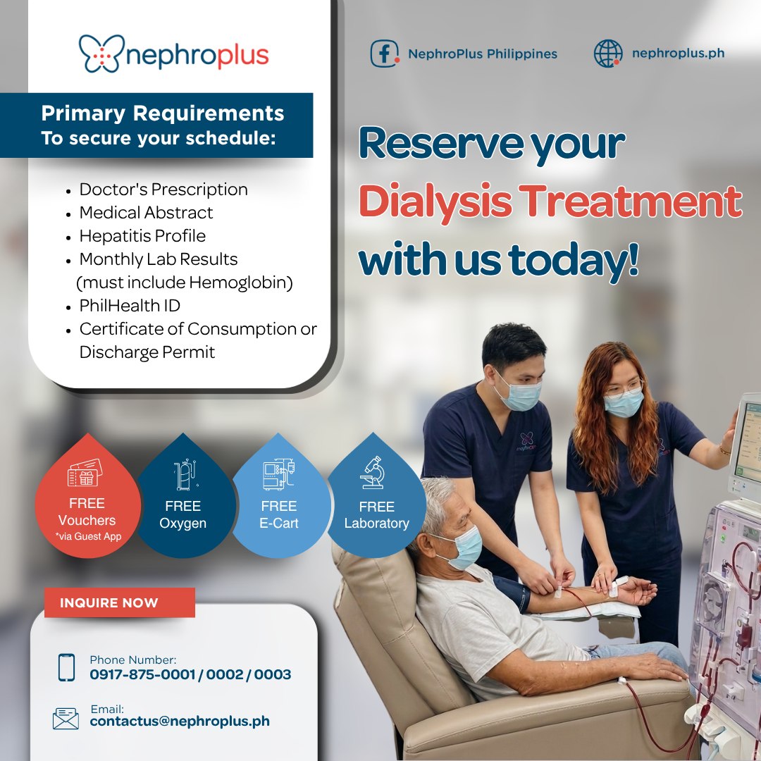 NephroPlus Philippines Facebook ad: Looking for ZERO Cash-Out Dialysis Sessions?