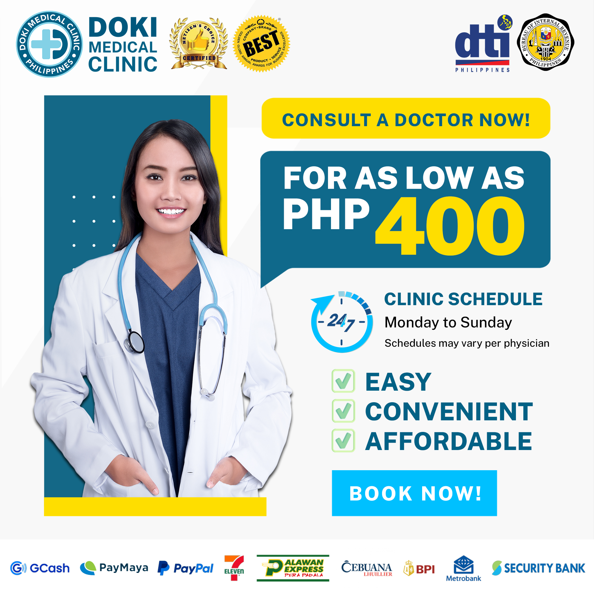 DOKi Philippines - Online Consultations Facebook ad