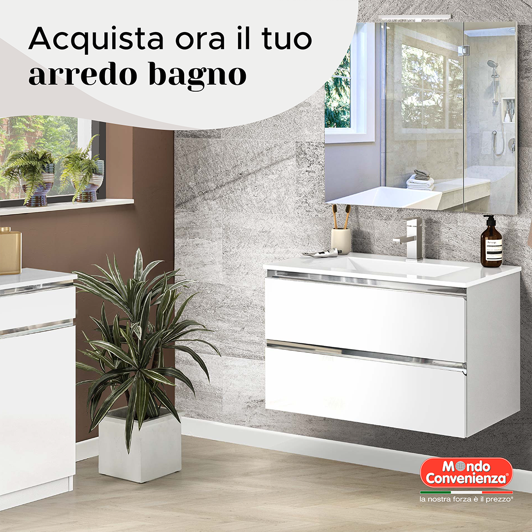 Mondo Convenienza Facebook ad: Arredo bagno