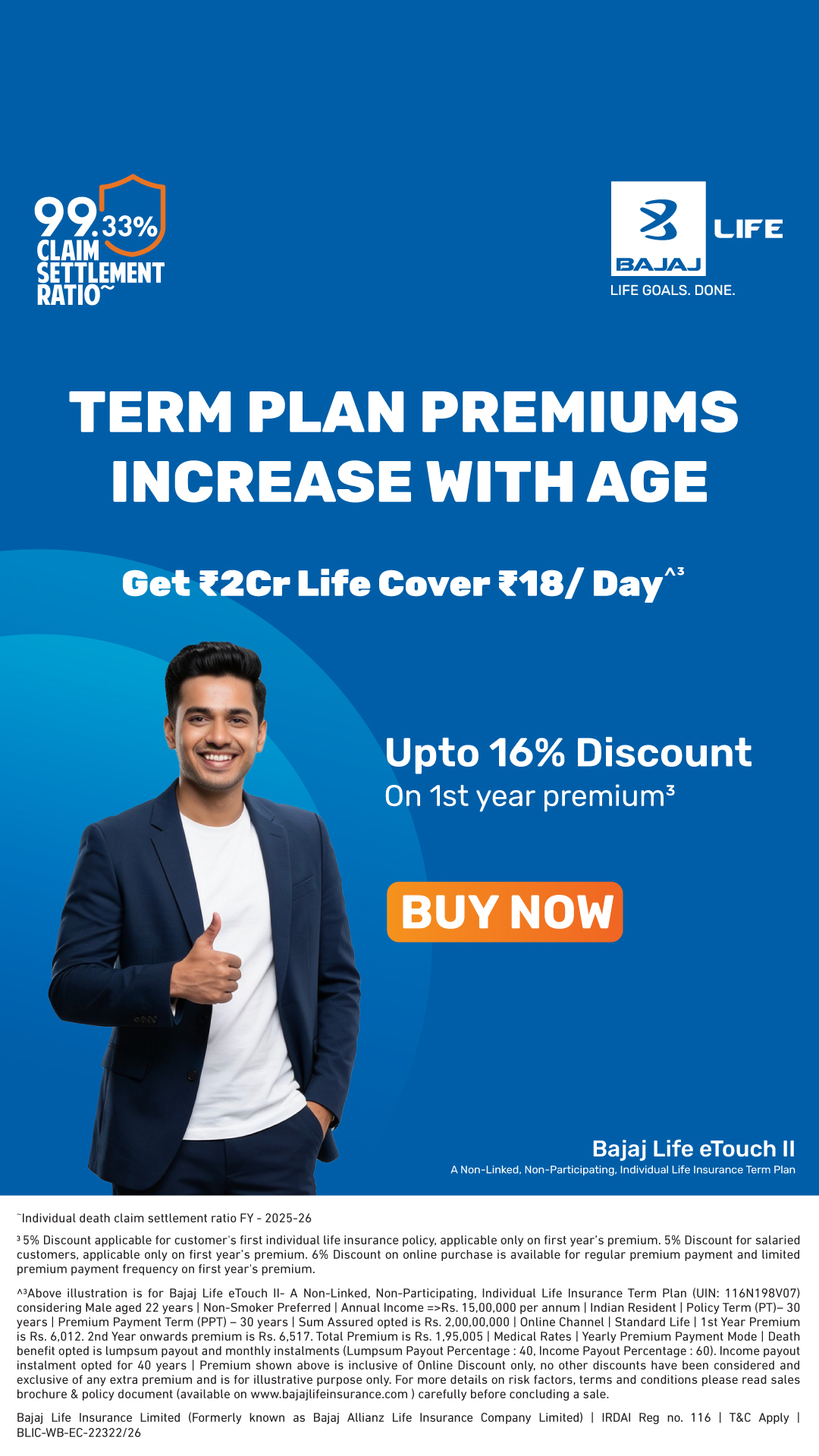 Bajaj Life Facebook ad