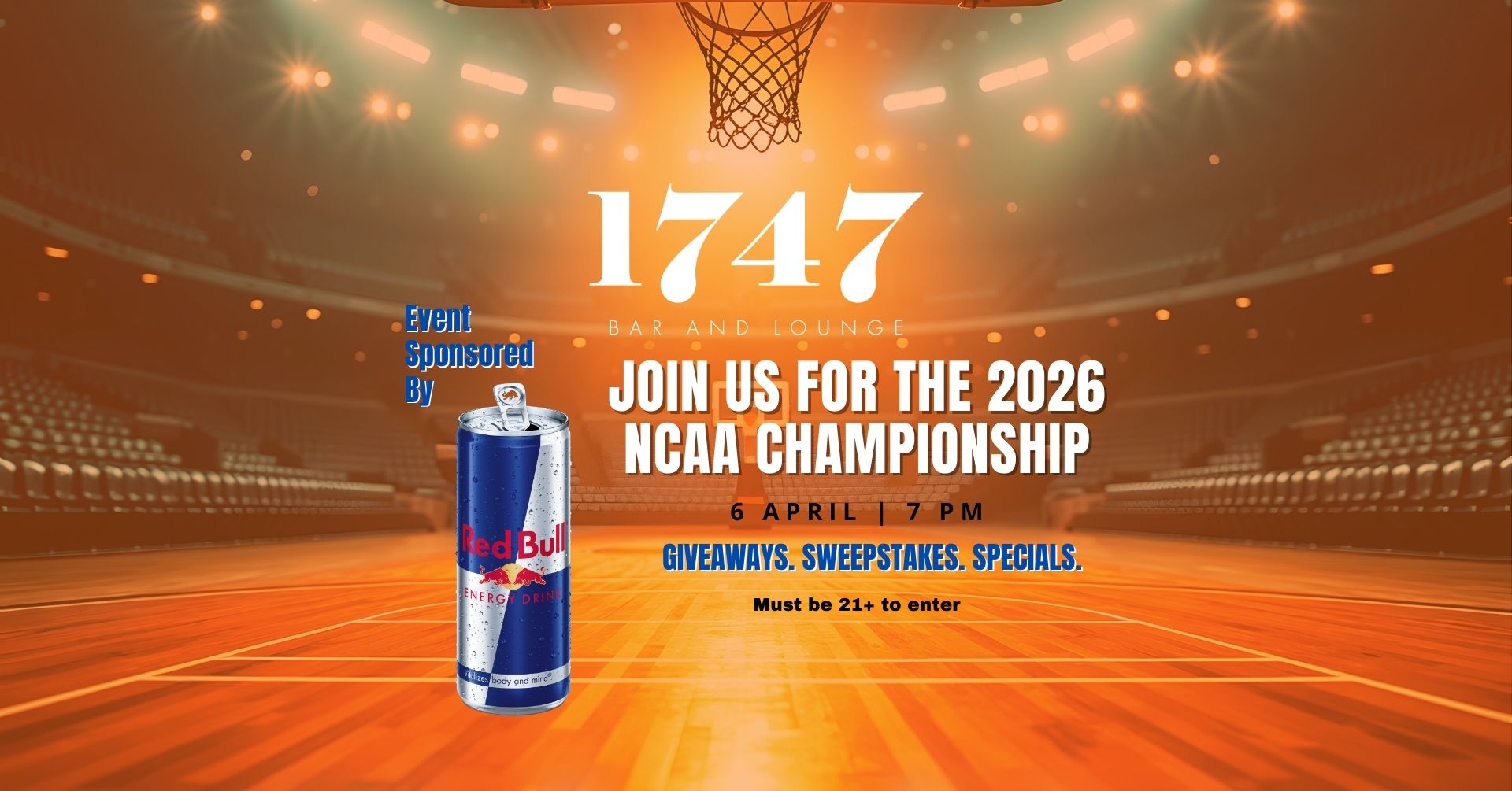 Rutter's Facebook ad: NCAA Championship Watch Party at Rutter's 1747 Bar & Lounge