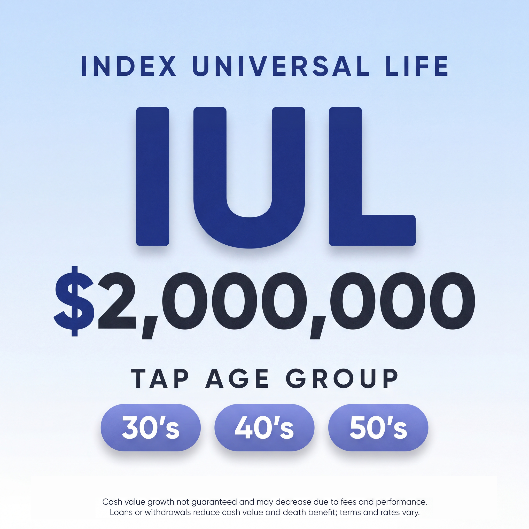 Growth & Legacy Facebook ad: Free IUL Strategy Session