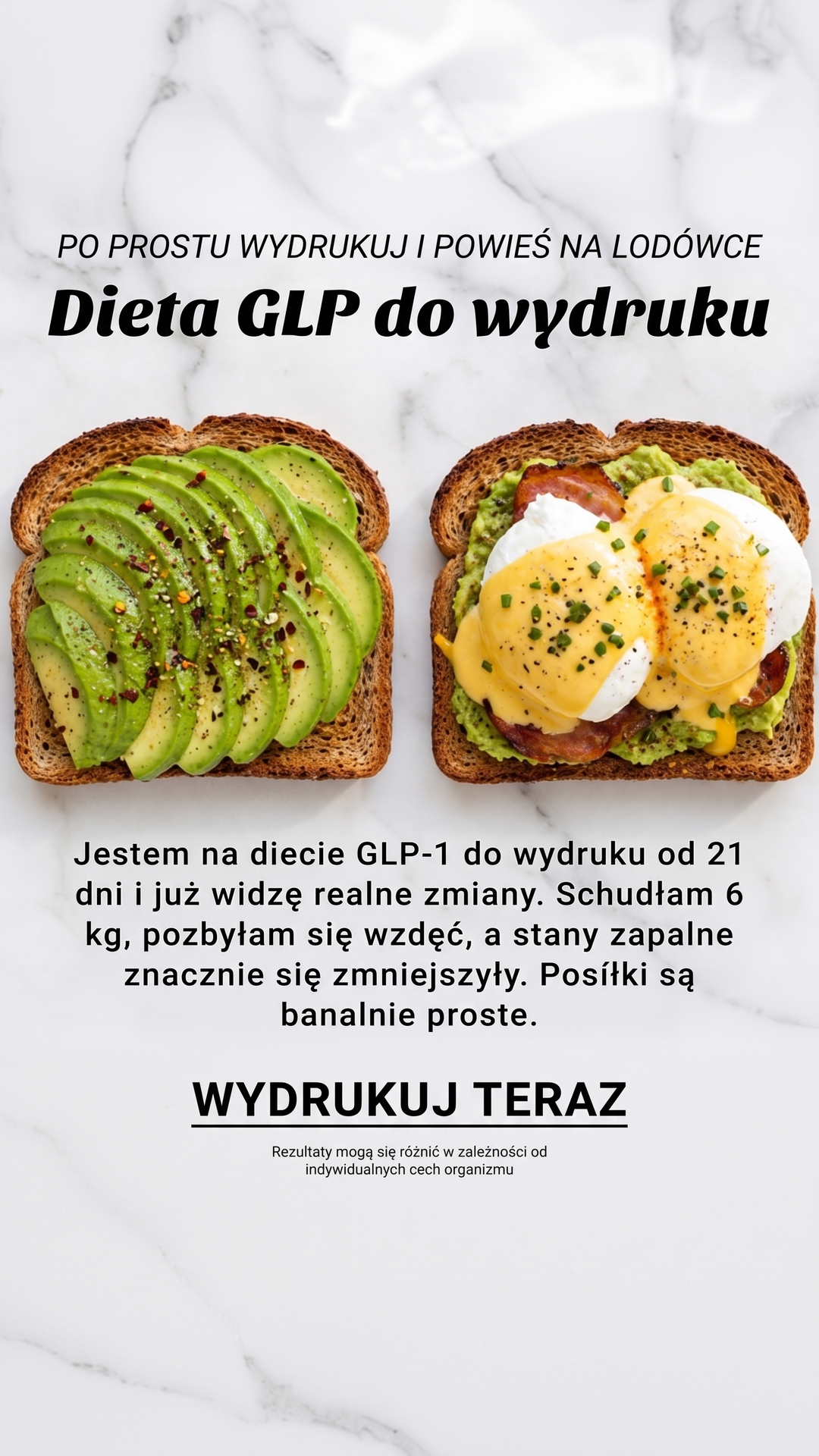 Eat Smart Every Day Facebook ad: Wystarczą tylko 2 tygodnie, by poczuć różnicę
