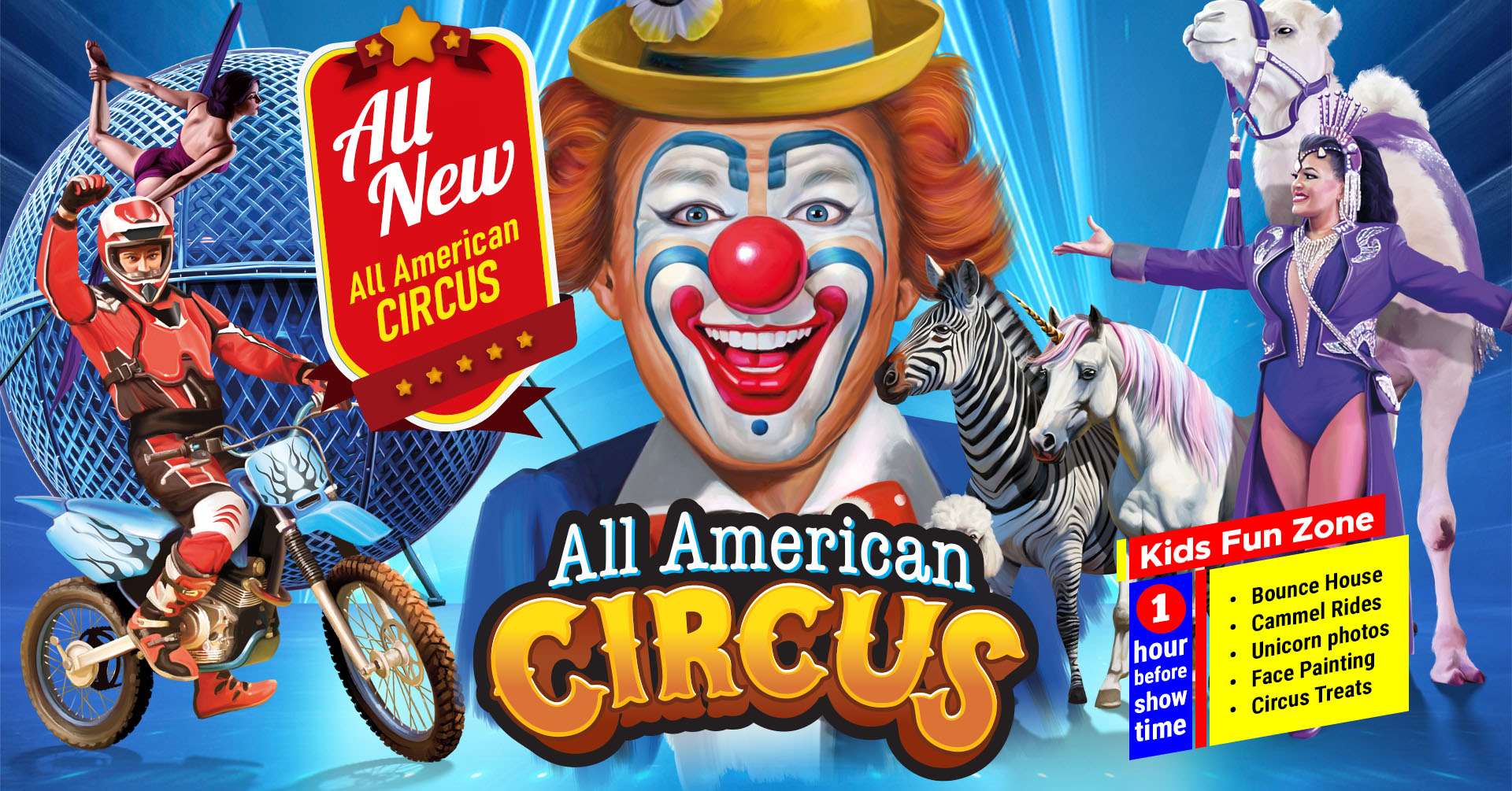 All American Circus Facebook ad
