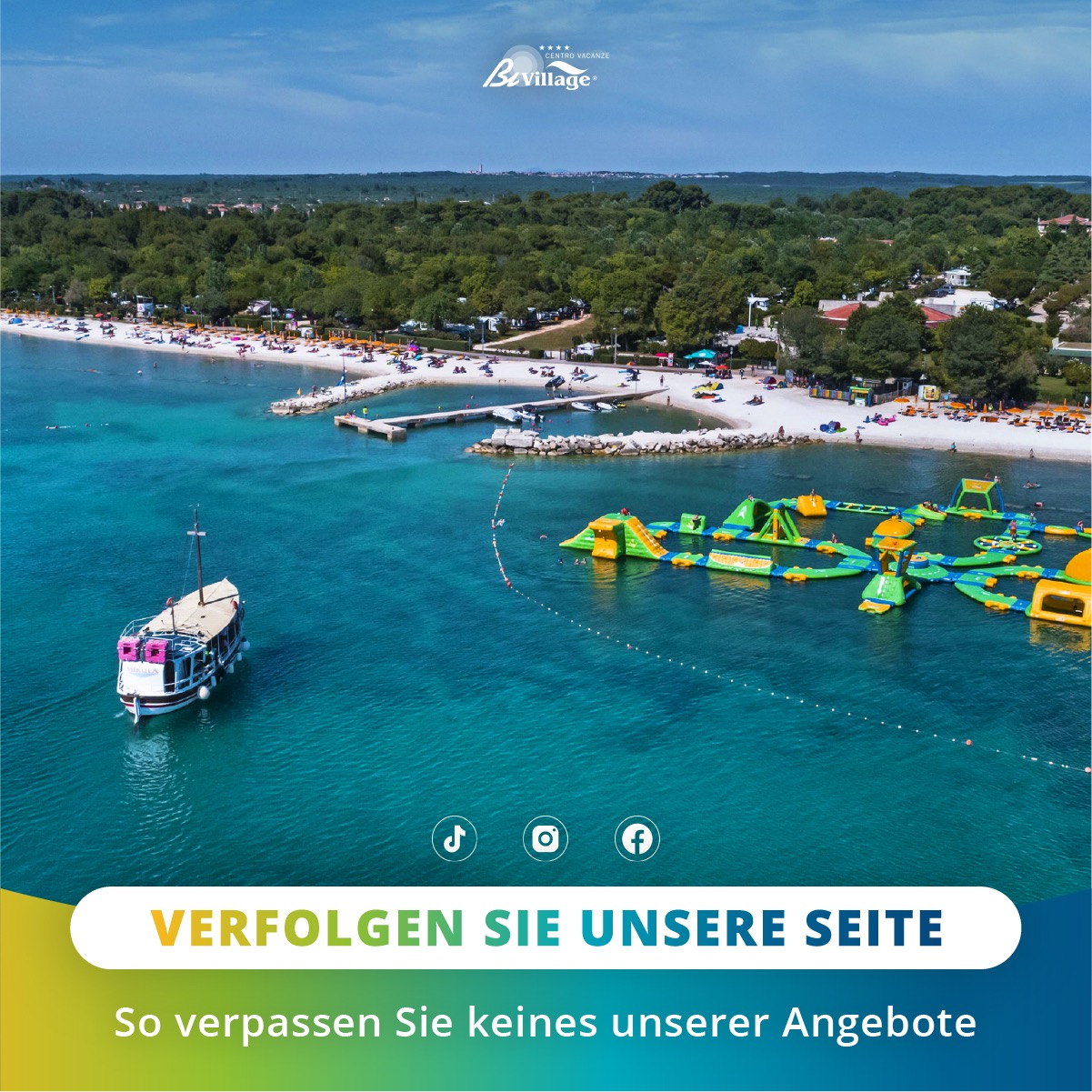 Bi Village Facebook ad: Erleben Sie fantastische Momente mit uns