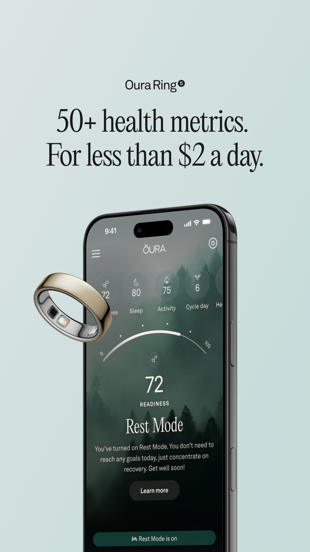ŌURA Facebook ad