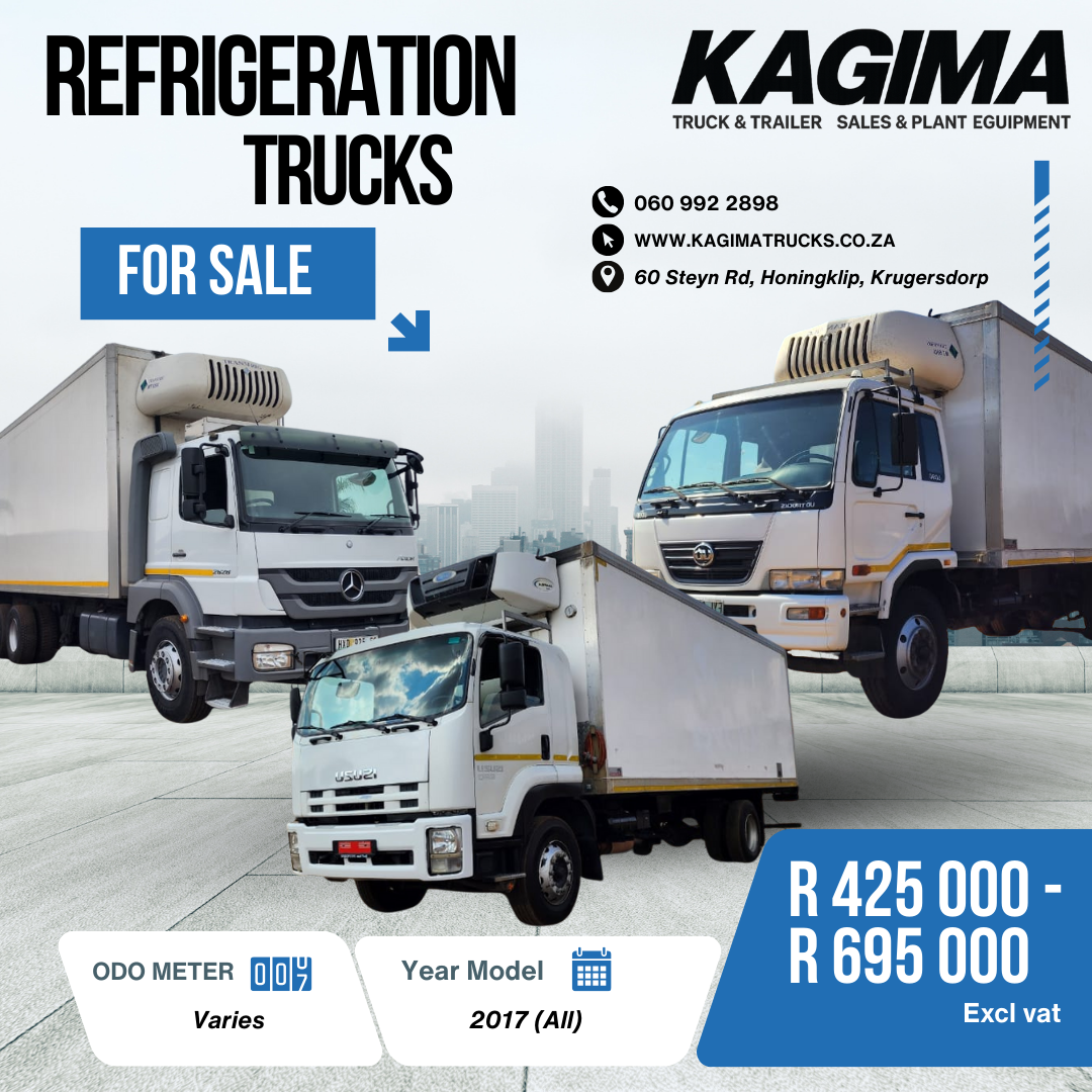 Kagima Trucks & Trailer sale & Plant equipment Facebook ad: 2017 Fridge Trucks For Sale
