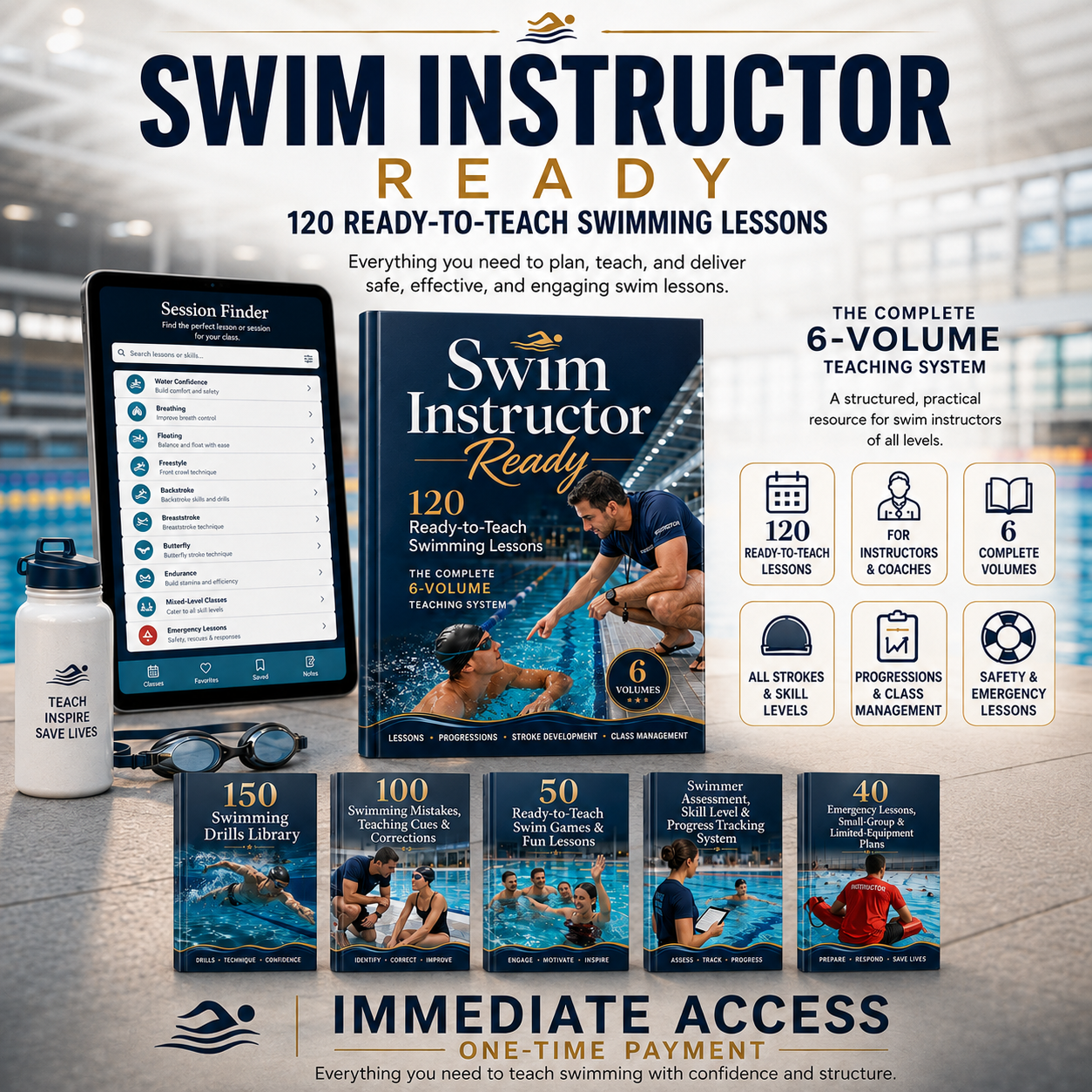 DigitalCenter.pro Facebook ad: Swim Instructor Ready