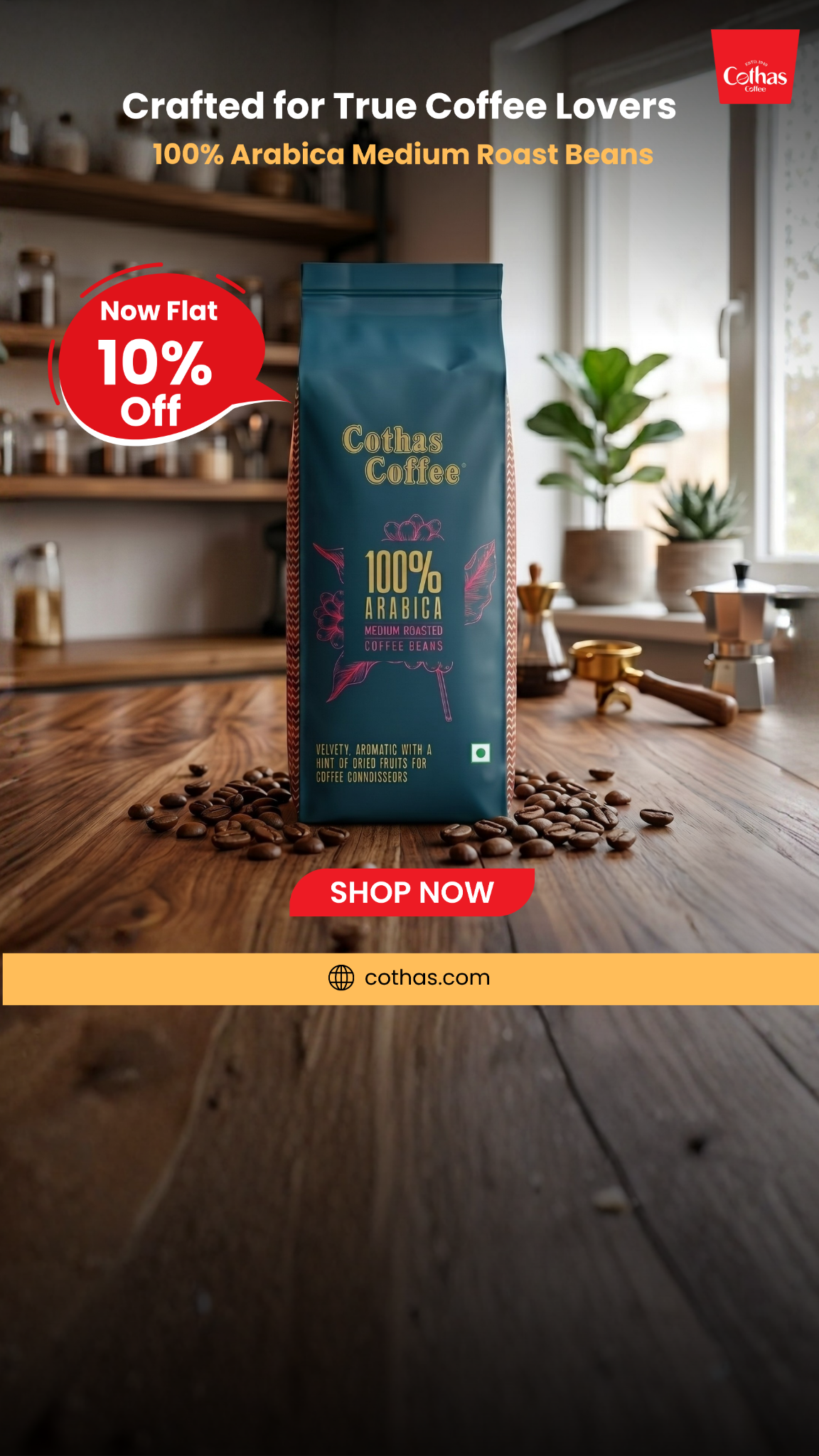 Cothas Coffee Facebook ad